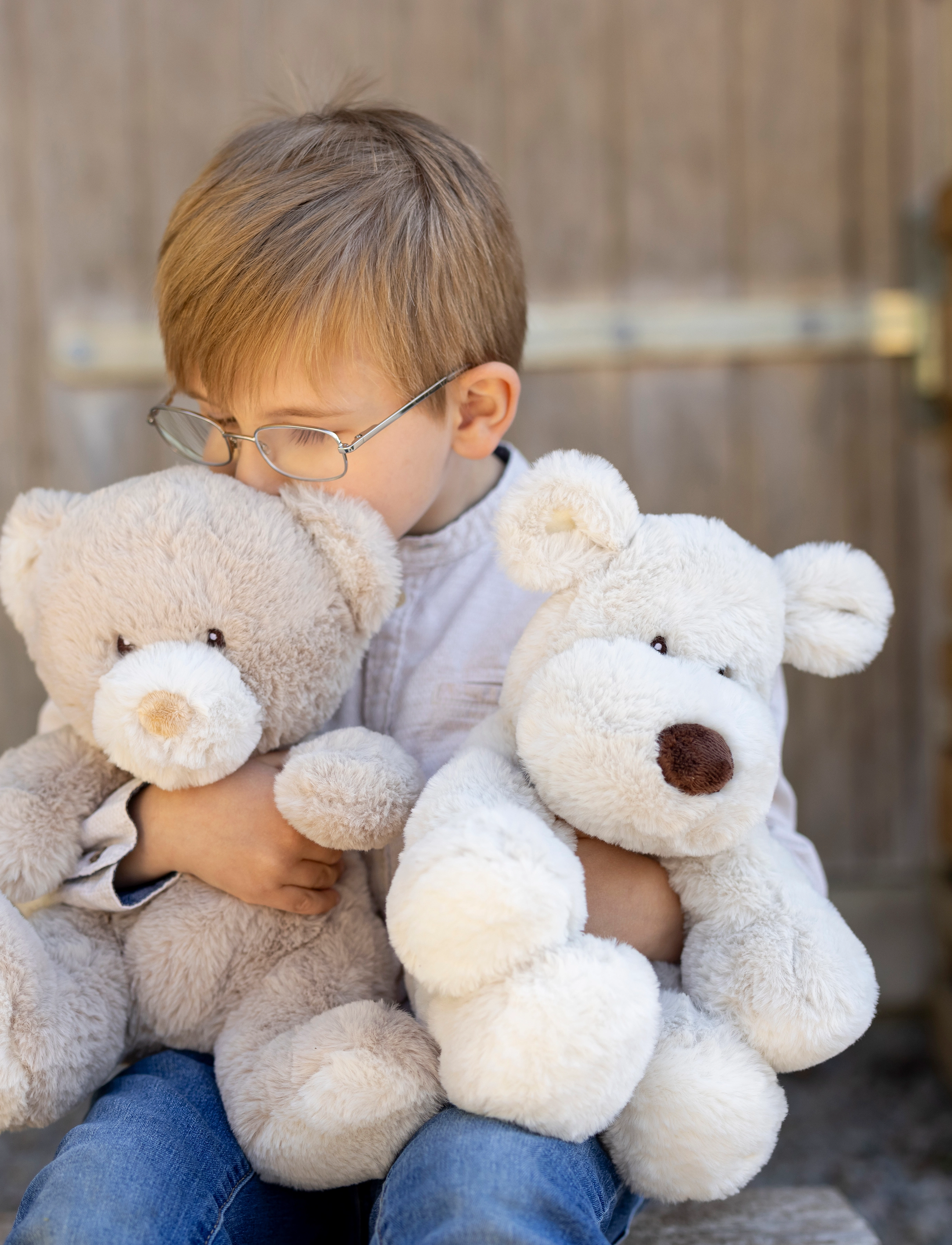 Teddykompaniet Teddy Mocca, Bear, Beige, Large, 34 cm, Soft Spielzeug, Beige - Bears, Kinder