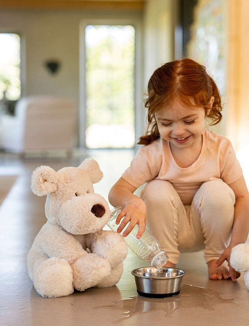 Teddykompaniet - Teddy Mocca, Dog, grey, large - kuscheltiere - grey - 0