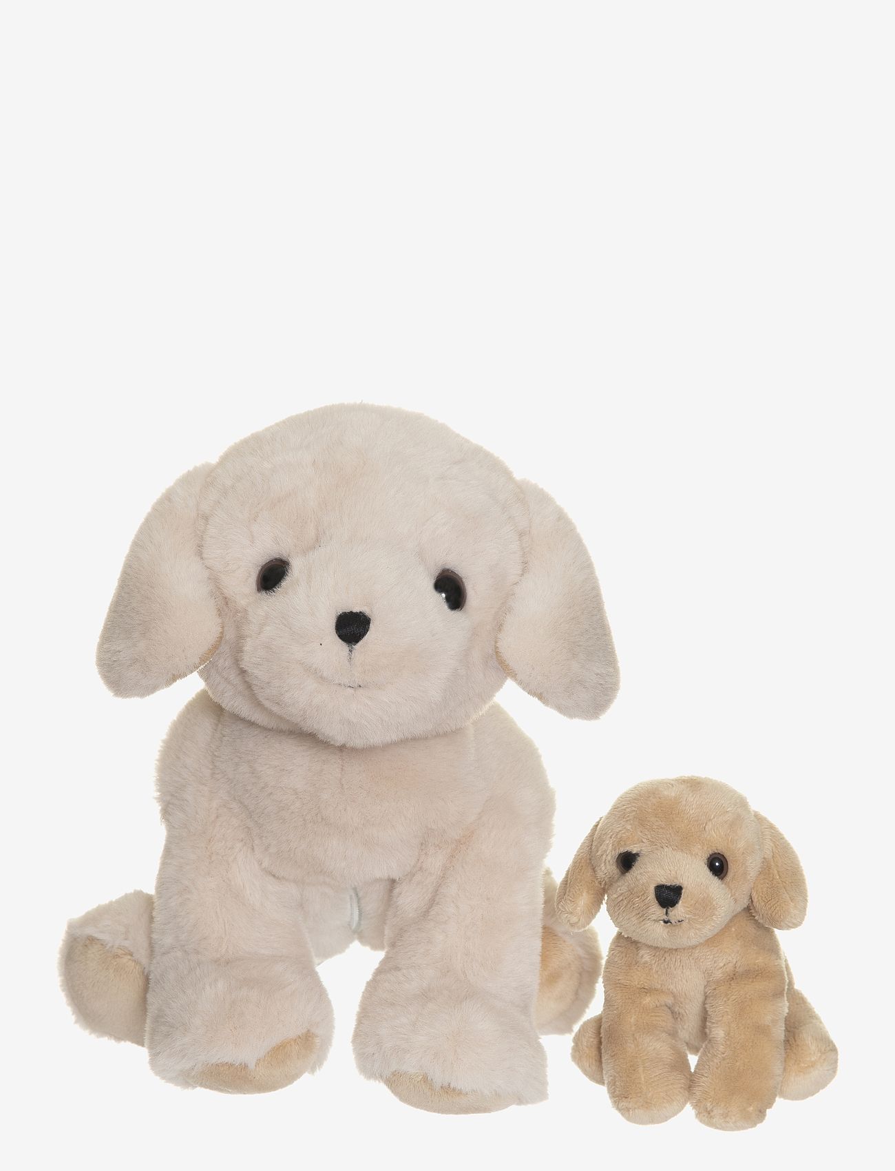 Teddykompaniet - The dog Tess with puppy - pehmed loomad - beige - 1