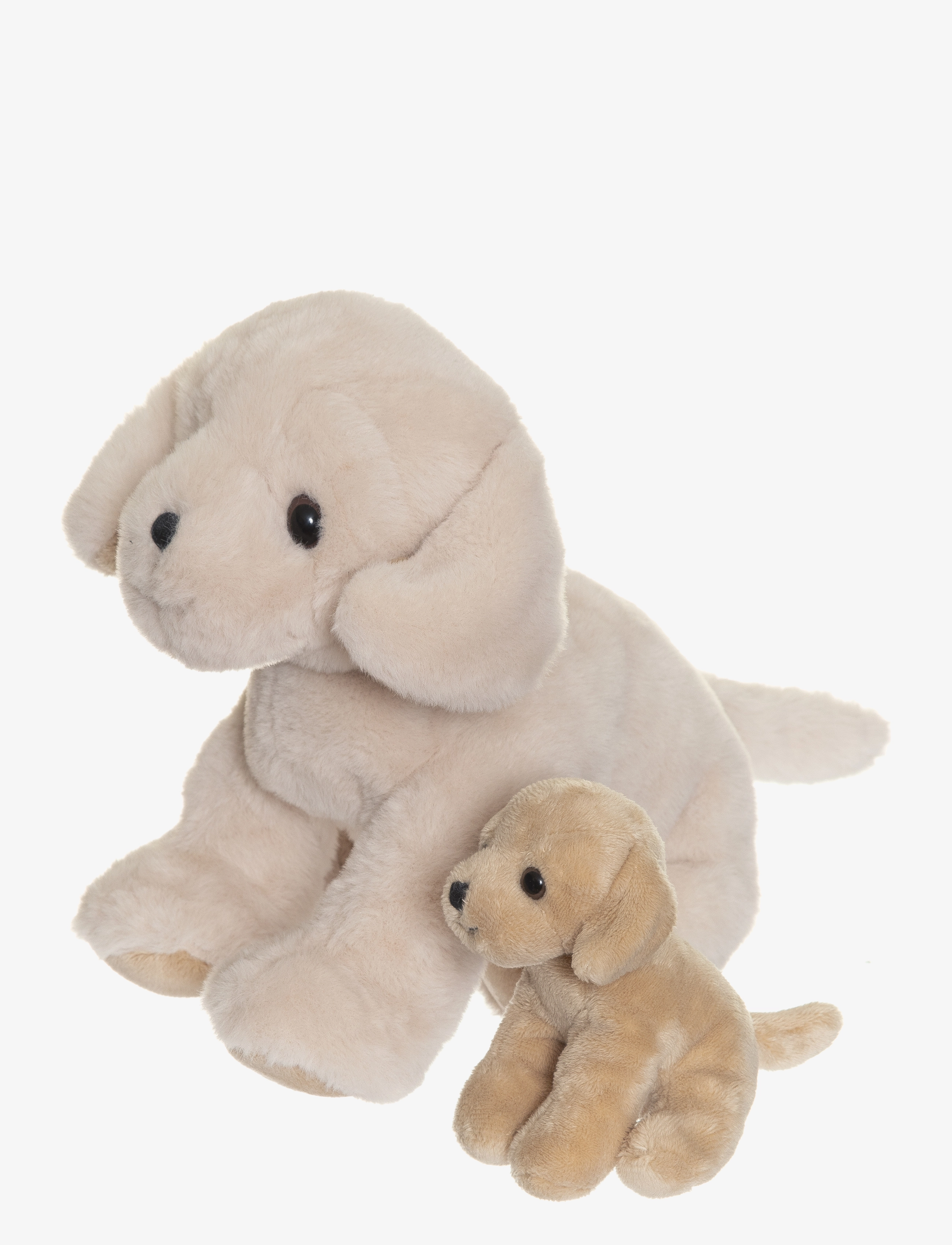 Teddykompaniet - The dog Tess with puppy - animaux en peluche - beige - 2