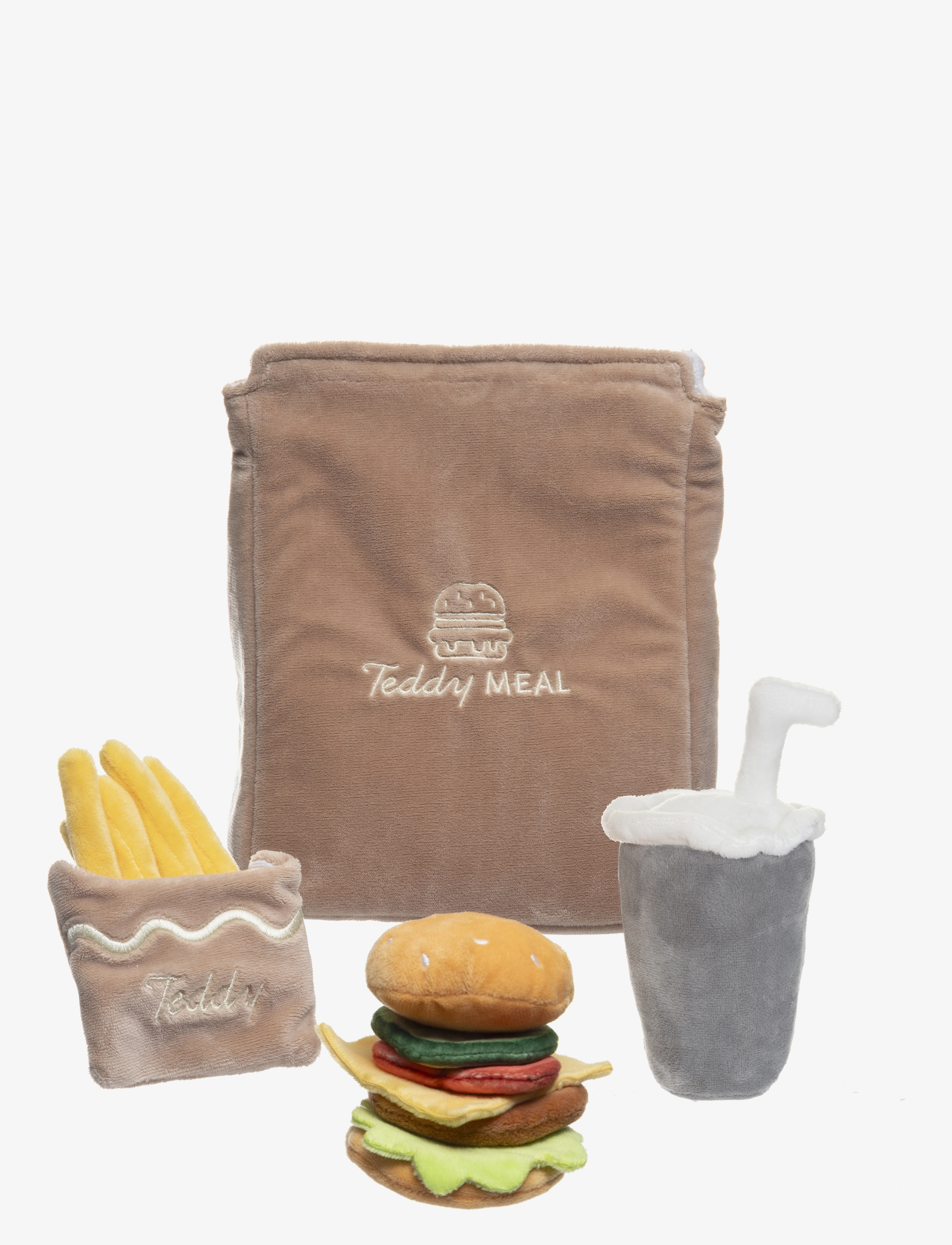 Teddykompaniet Teddy Meal, Playset, 23 cm, Soft Spielzeug, Mehrfarbig/gemustert - Stuffed Kinder