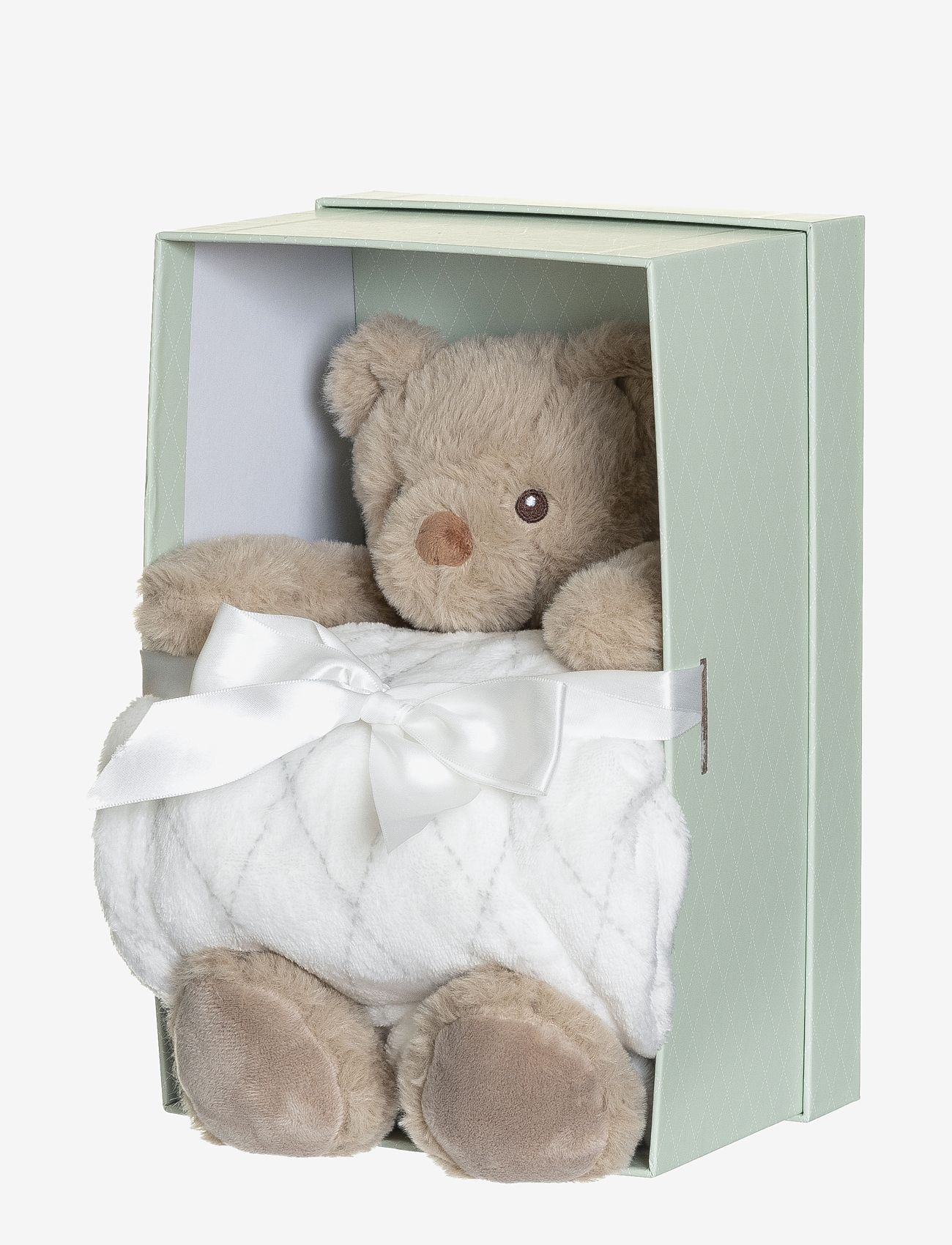 Teddykompaniet - Sven with blanket in displaybox - teddybjørne - multi - 1