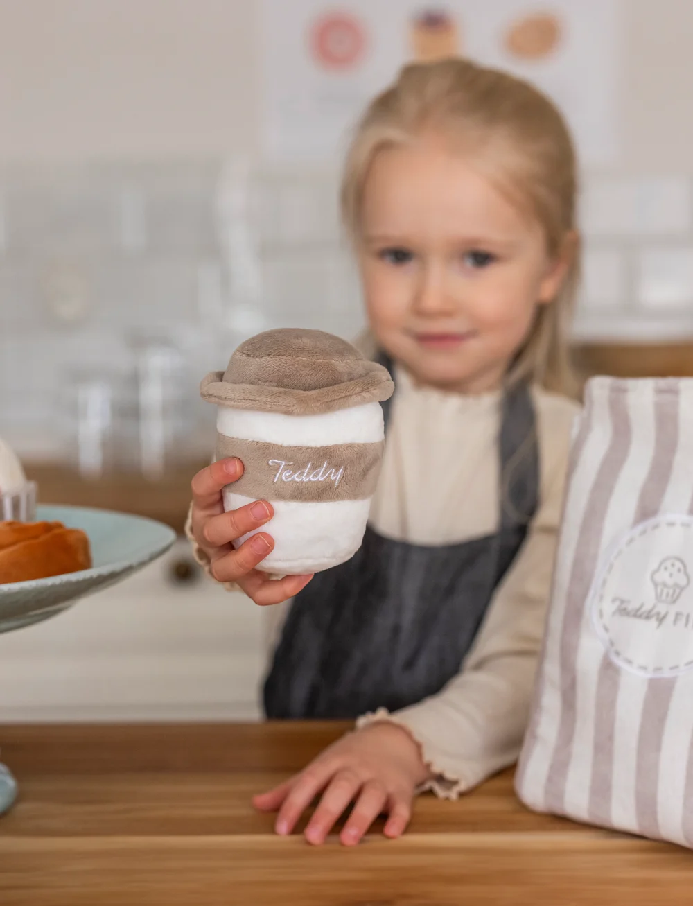 Teddykompaniet - Teddy Fika, playset - plüschspielzeug - multi - 0