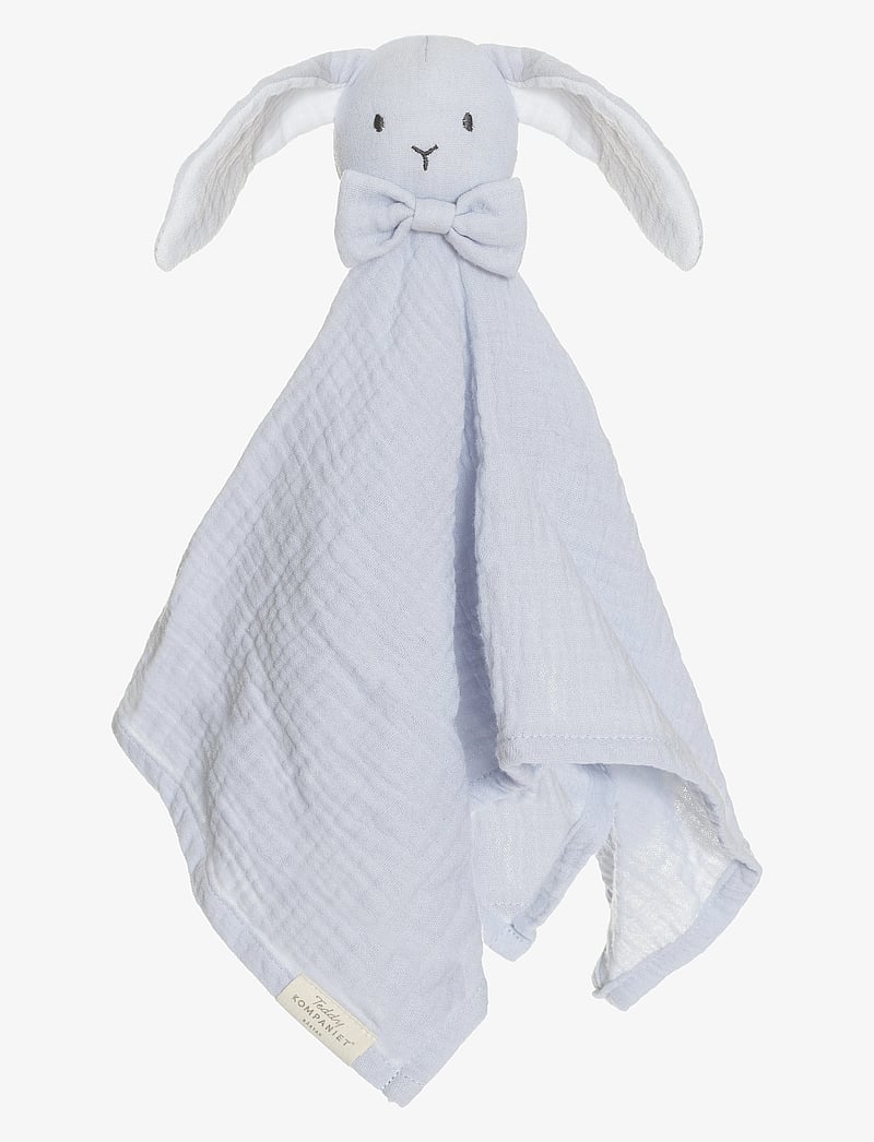 Teddykompaniet - Diinglisar, Blankie, Rabbit, Muslin, baby blue - kaisutekid - blue - 1