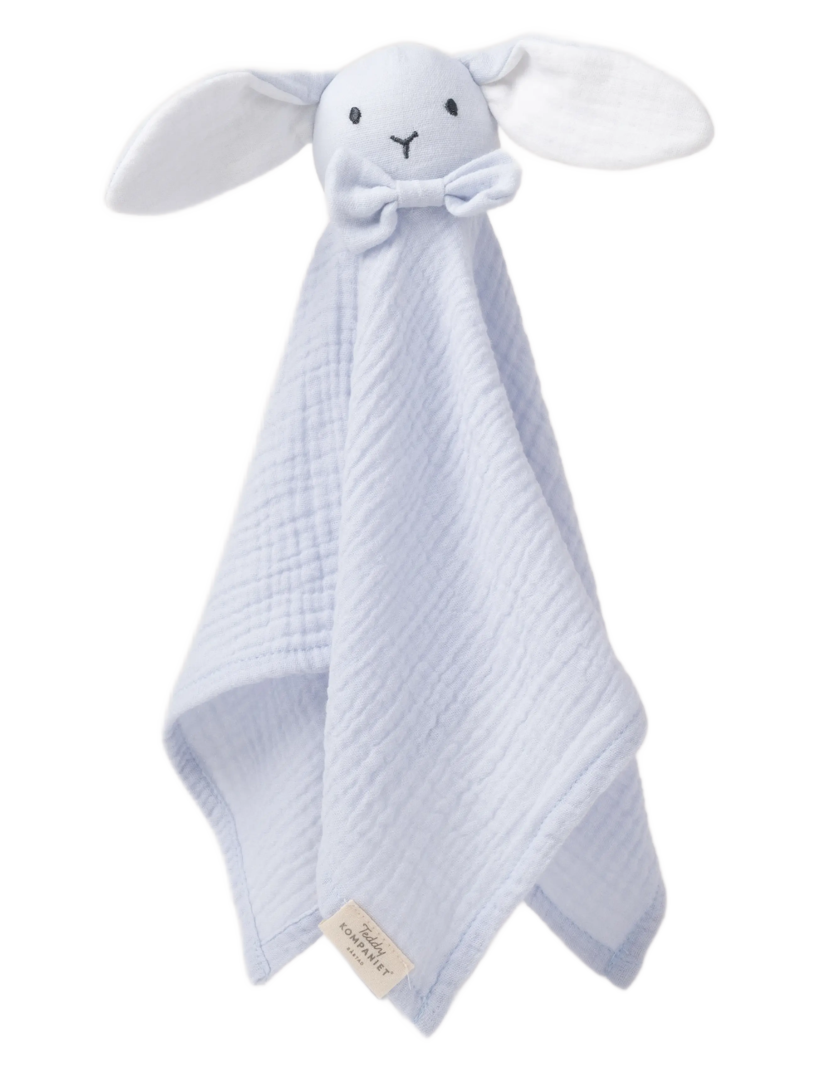 Teddykompaniet Diinglisar, Snuttefilt, Kanin, Muslin, babyblå - 4 for 3 - BLUE / blue
