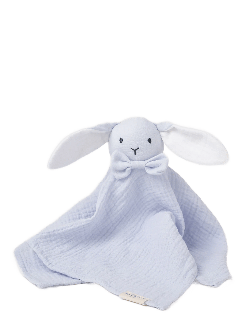 Teddykompaniet - Diinglisar, Blankie, Rabbit, Muslin, baby blue - mulltücher - blue - 2