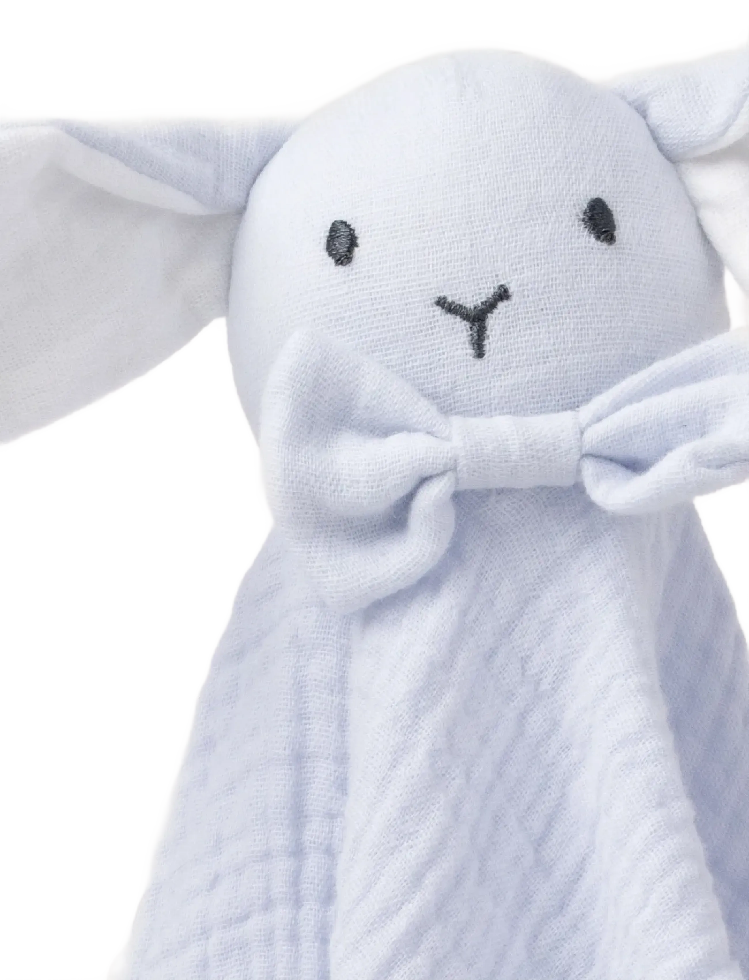 Teddykompaniet - Diinglisar, Blankie, Rabbit, Muslin, baby blue - musselinklude - blue - 4