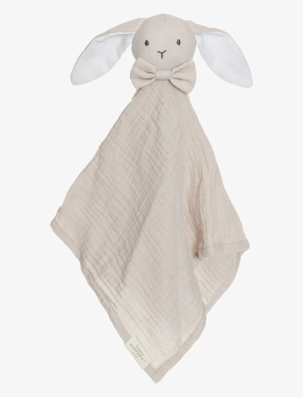 Teddykompaniet - Diinglisar, Snuttefilt, Kanin, Muslin, greige - snuttefiltar - grey - 1