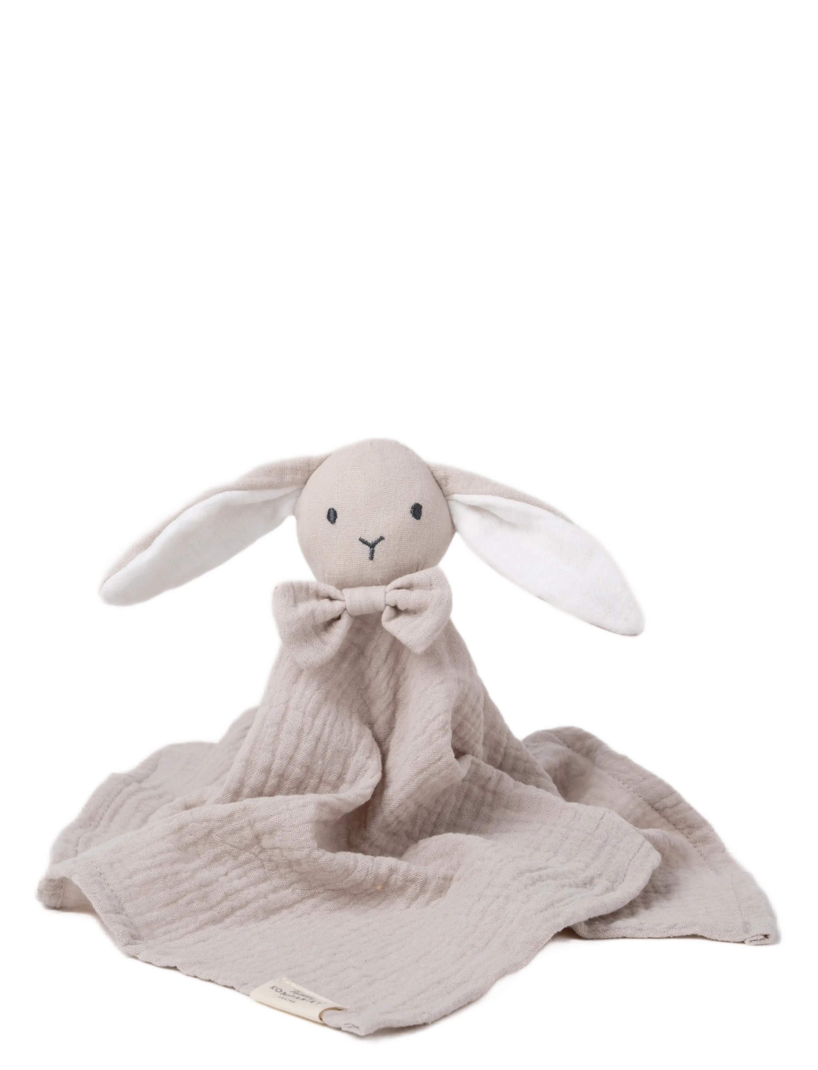 Teddykompaniet - Diinglisar, Blankie, Rabbit, Muslin, greige - musselinklude - grey - 2