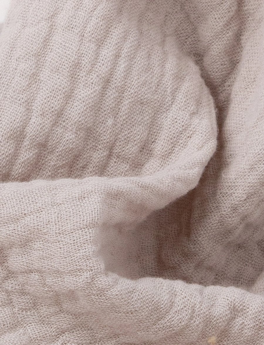 Teddykompaniet - Diinglisar, Blankie, Rabbit, Muslin, greige - mulltücher - grey - 3