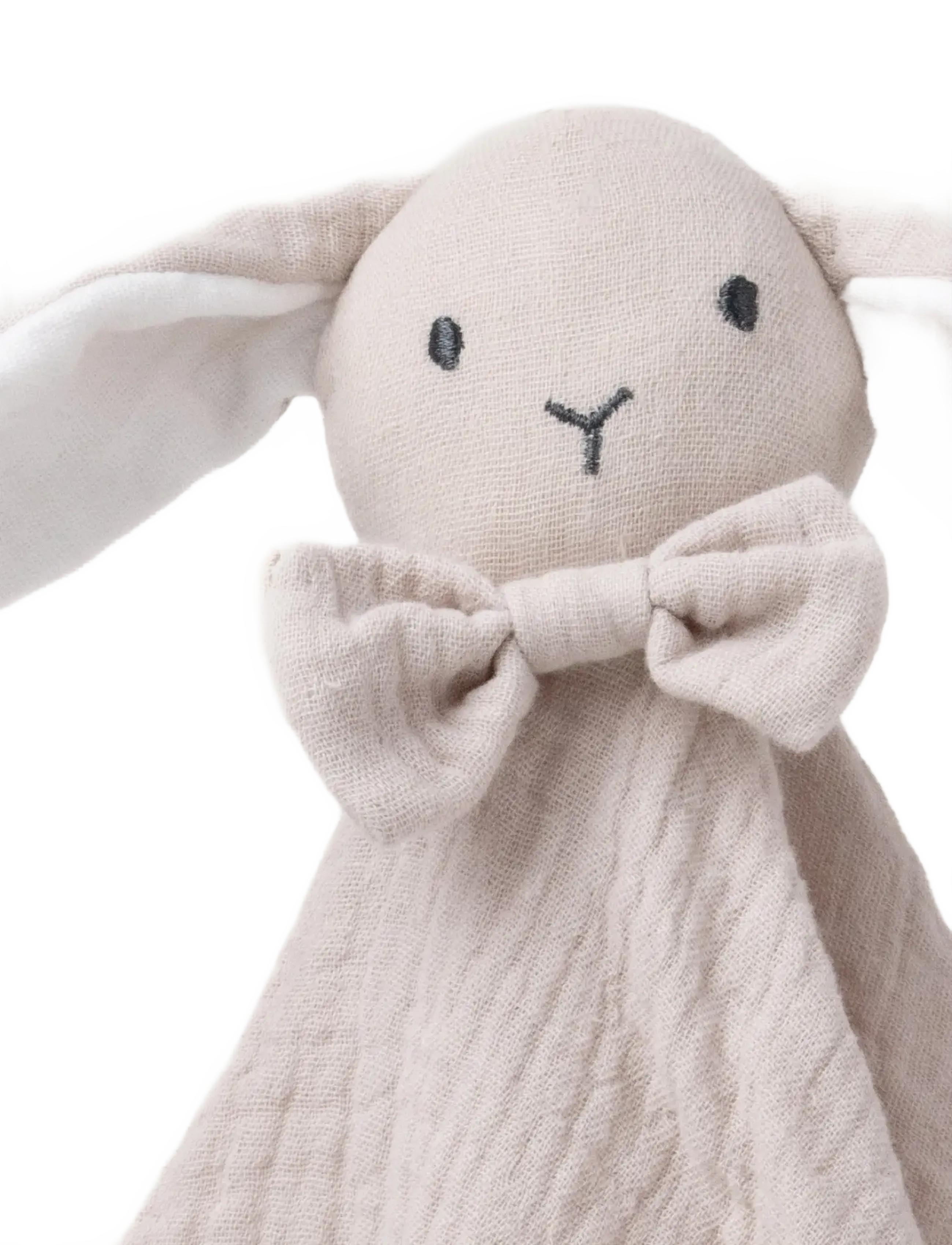 Teddykompaniet - Diinglisar, Blankie, Rabbit, Muslin, greige - musselinklude - grey - 4