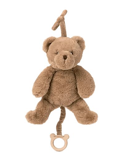Teddykompaniet Teddy, Speldosa, Brun - Musikalske plysdyr - BROWN / brown