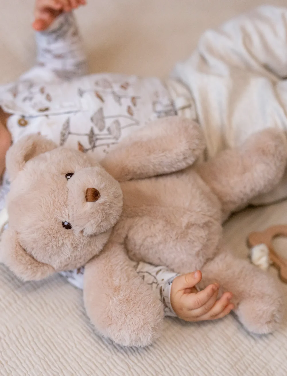 Teddykompaniet - Teddy, Speldosa, Beige - kuscheltier mit musik - beige - 0