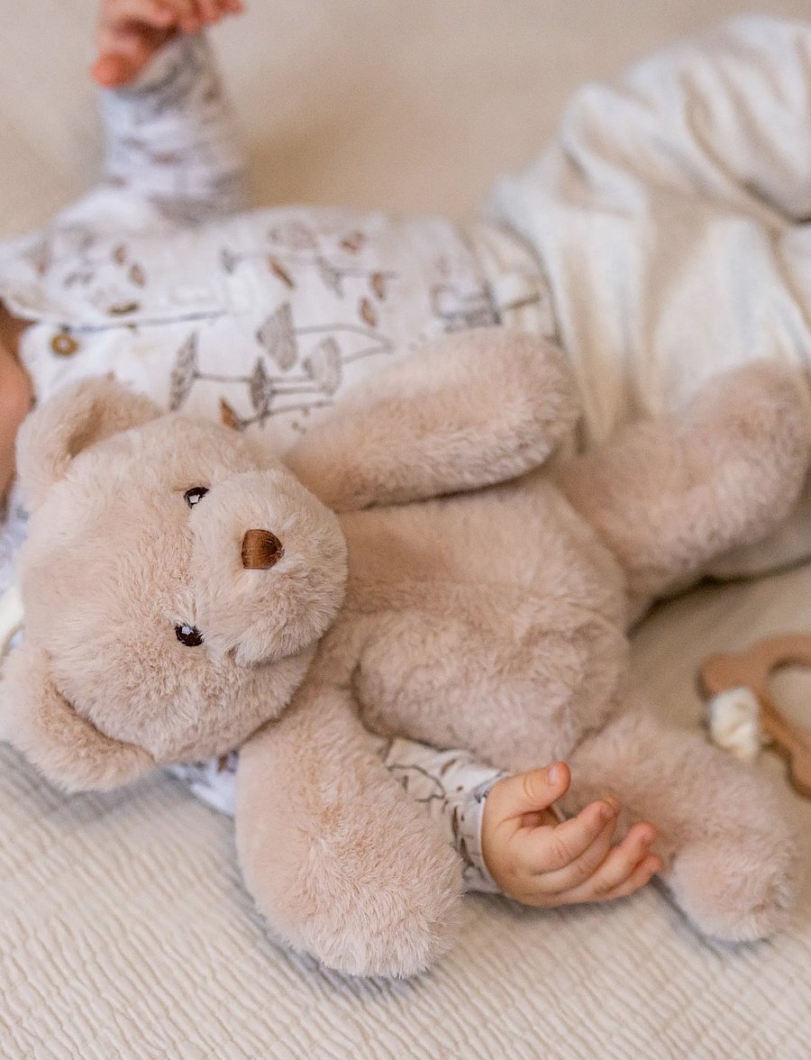 Teddykompaniet - Teddy, Speldosa, Beige - grojantys pliušiniai žaislai - beige - 0