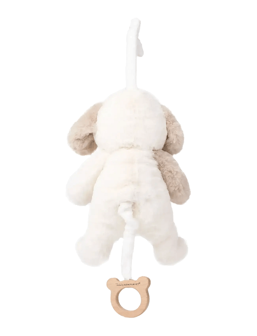 Teddykompaniet - Karo, Speldosa, Hund - laveste priser - white - 2