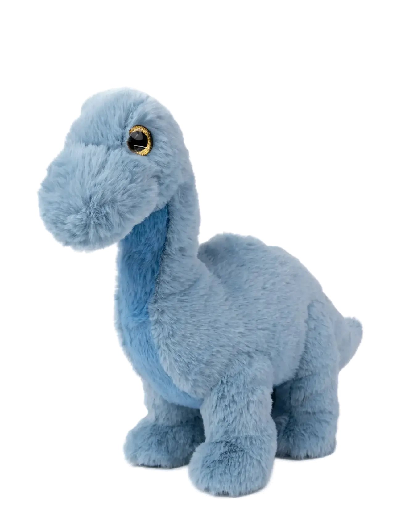 TEDDYKOMPANIET Dino, Brachiosaurus, Blå, Stor Blau - 40 CM - Kinder