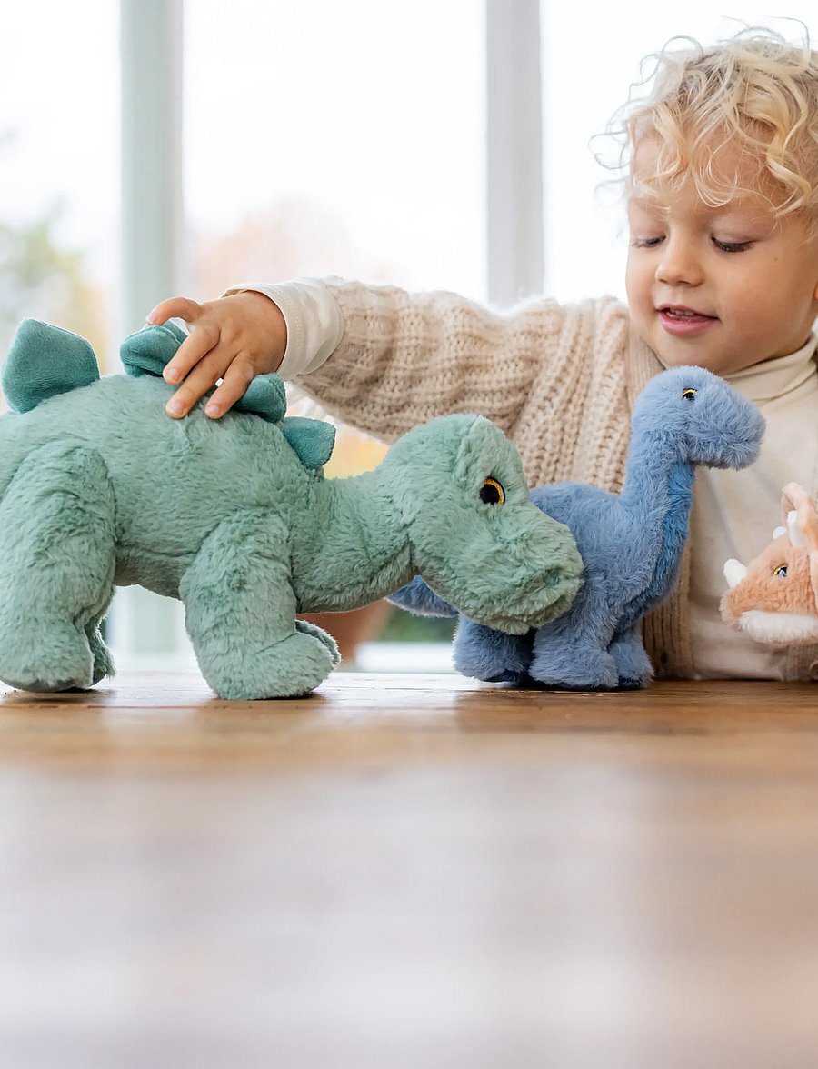 Teddykompaniet - Dino, Brachiosaurus, Blå, Stor - kuscheltiere - blue - 0