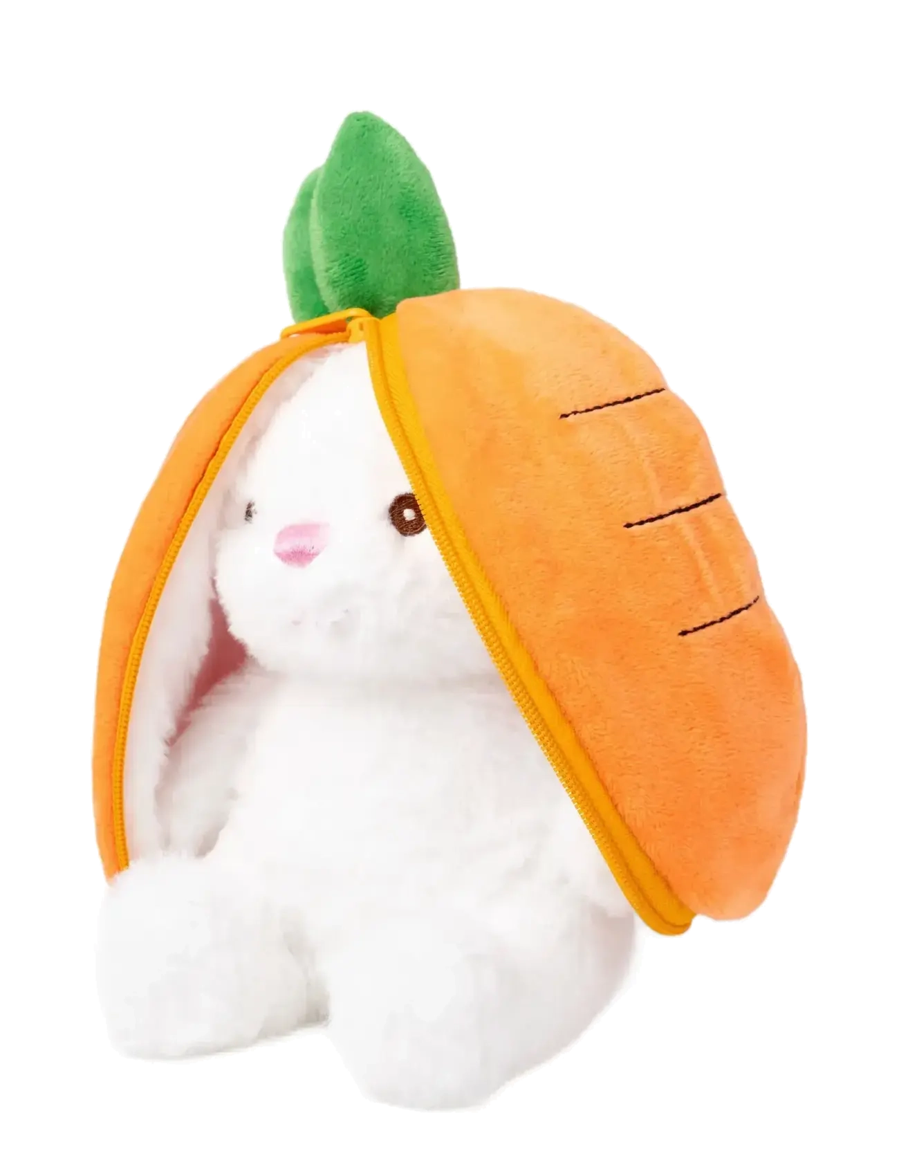 Teddykompaniet - Kanin i morot med dragkedja - gosedjur - orange - 1
