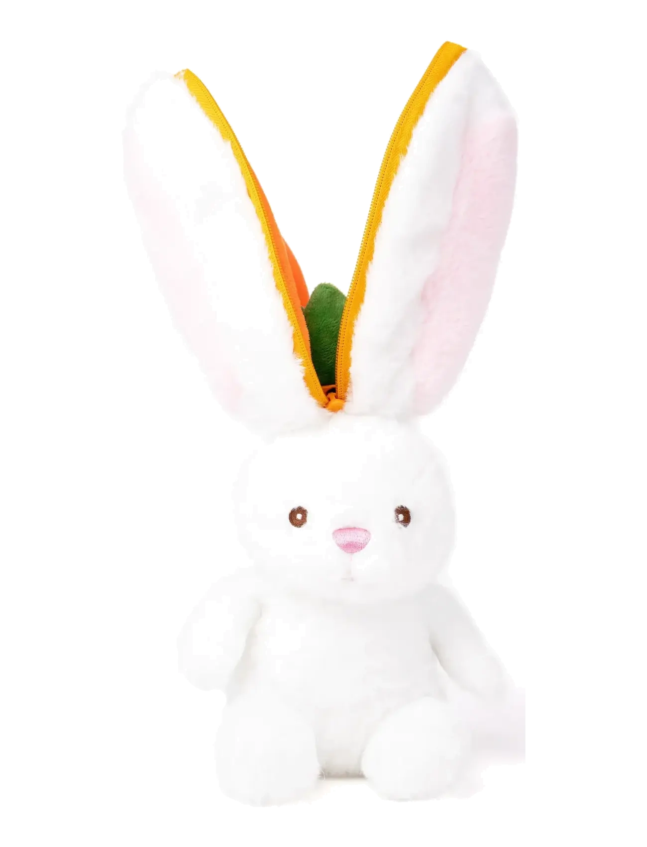Teddykompaniet - Kanin i morot med dragkedja - gosedjur - orange - 2