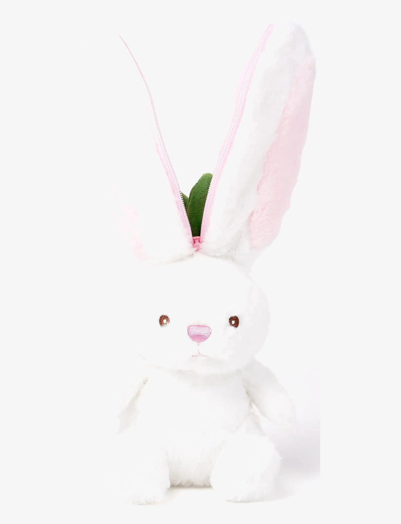 Teddykompaniet - Kanin i jordgubbe med dragkedja - plüschspielzeug - pink - 3