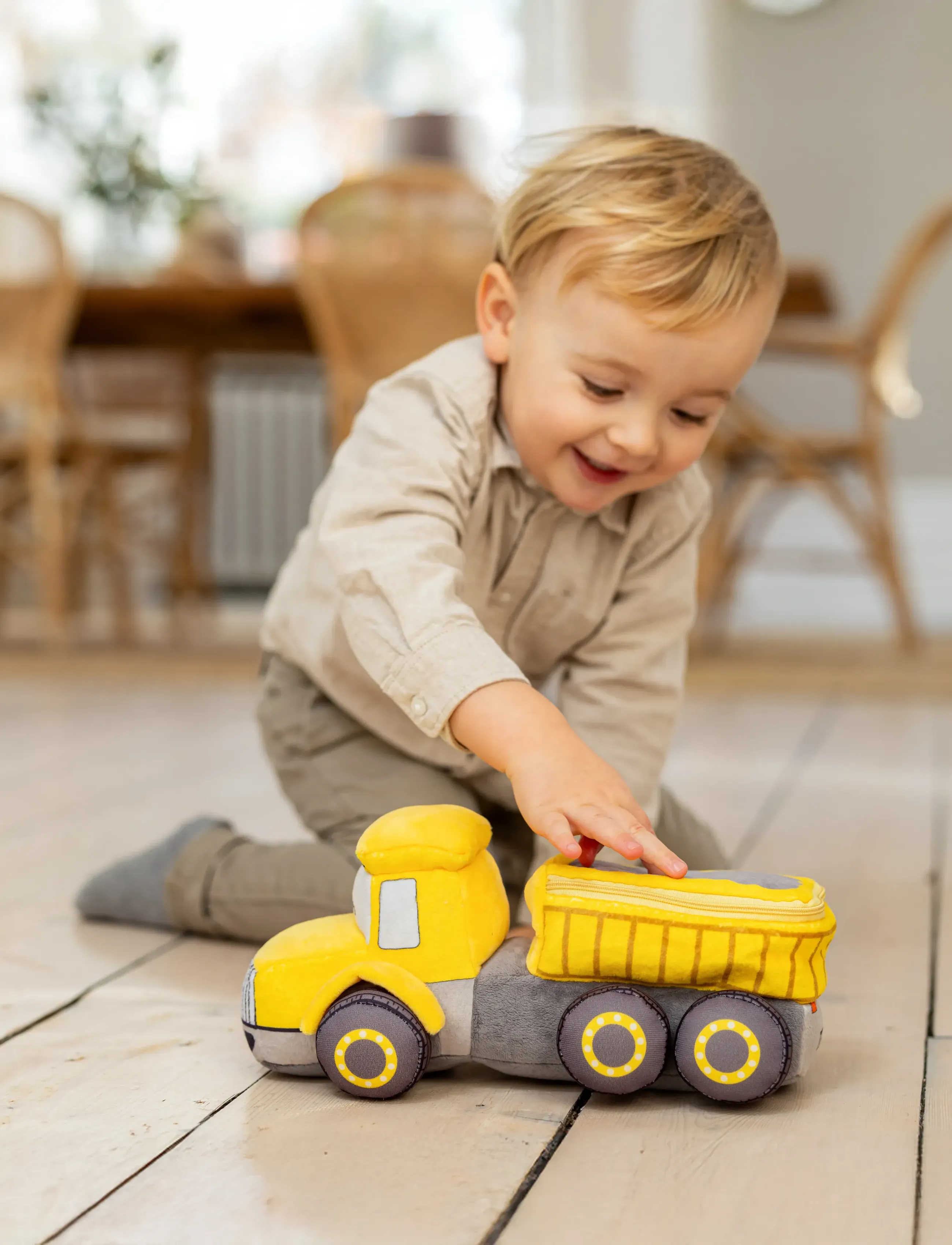 Teddykompaniet Teddy Dumper - Mjuka leksaker - YELLOW / yellow