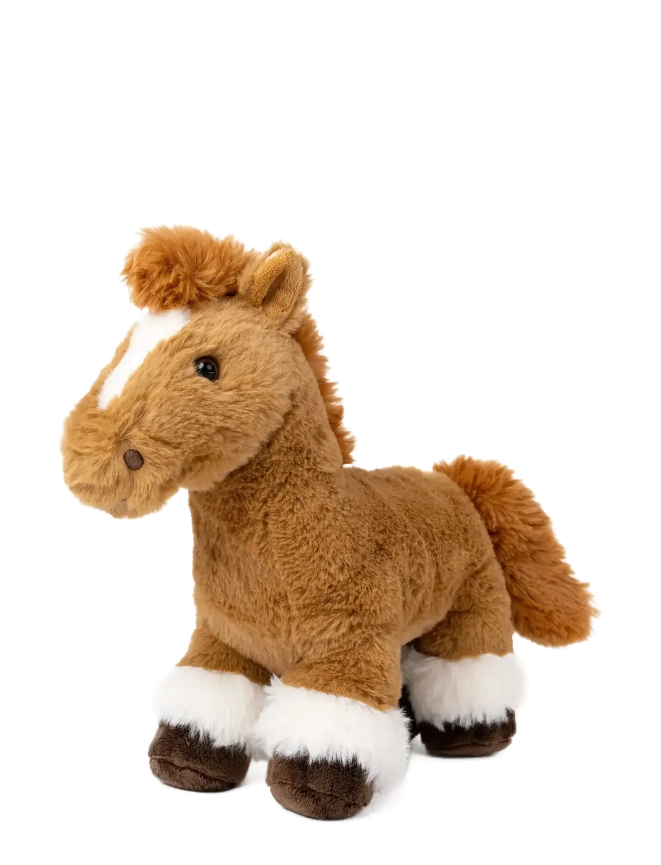 TEDDYKOMPANIET Hästen Freja Braun - 32 CM - Kinder