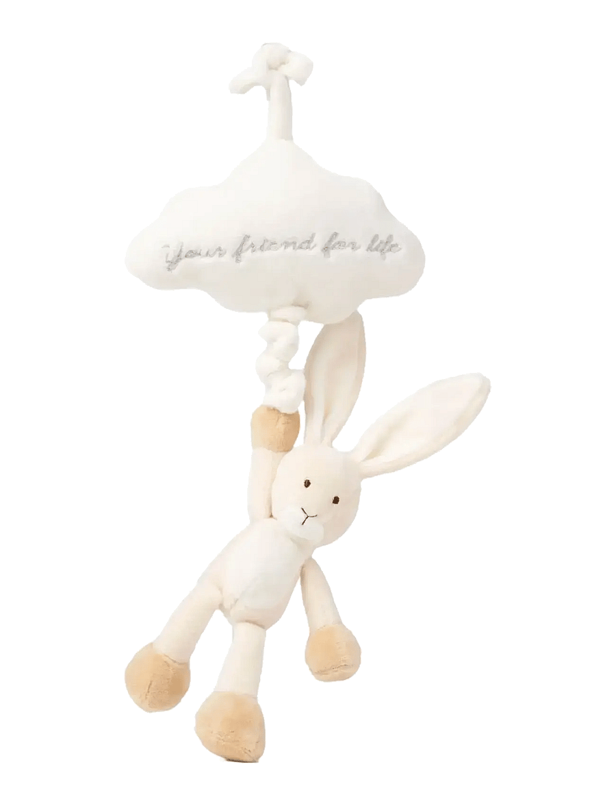 Teddykompaniet - Diinglisar, Speldosa Moln, Kanin, Beige - madalaimad hinnad - beige - 0
