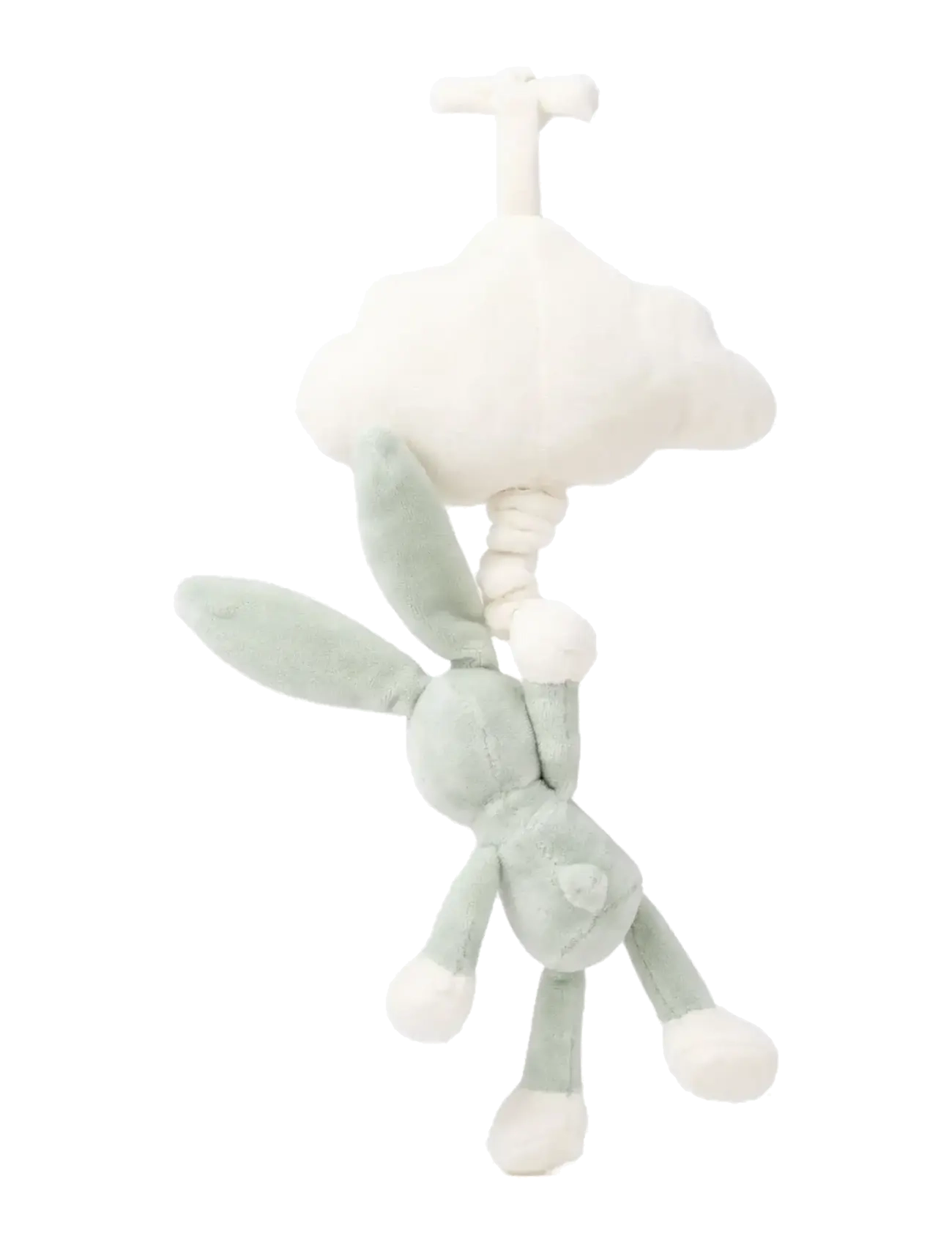 Teddykompaniet - Diinglisar, Speldosa Moln, Kanin, Lindblomsgrön - kuscheltier mit musik - green - 2
