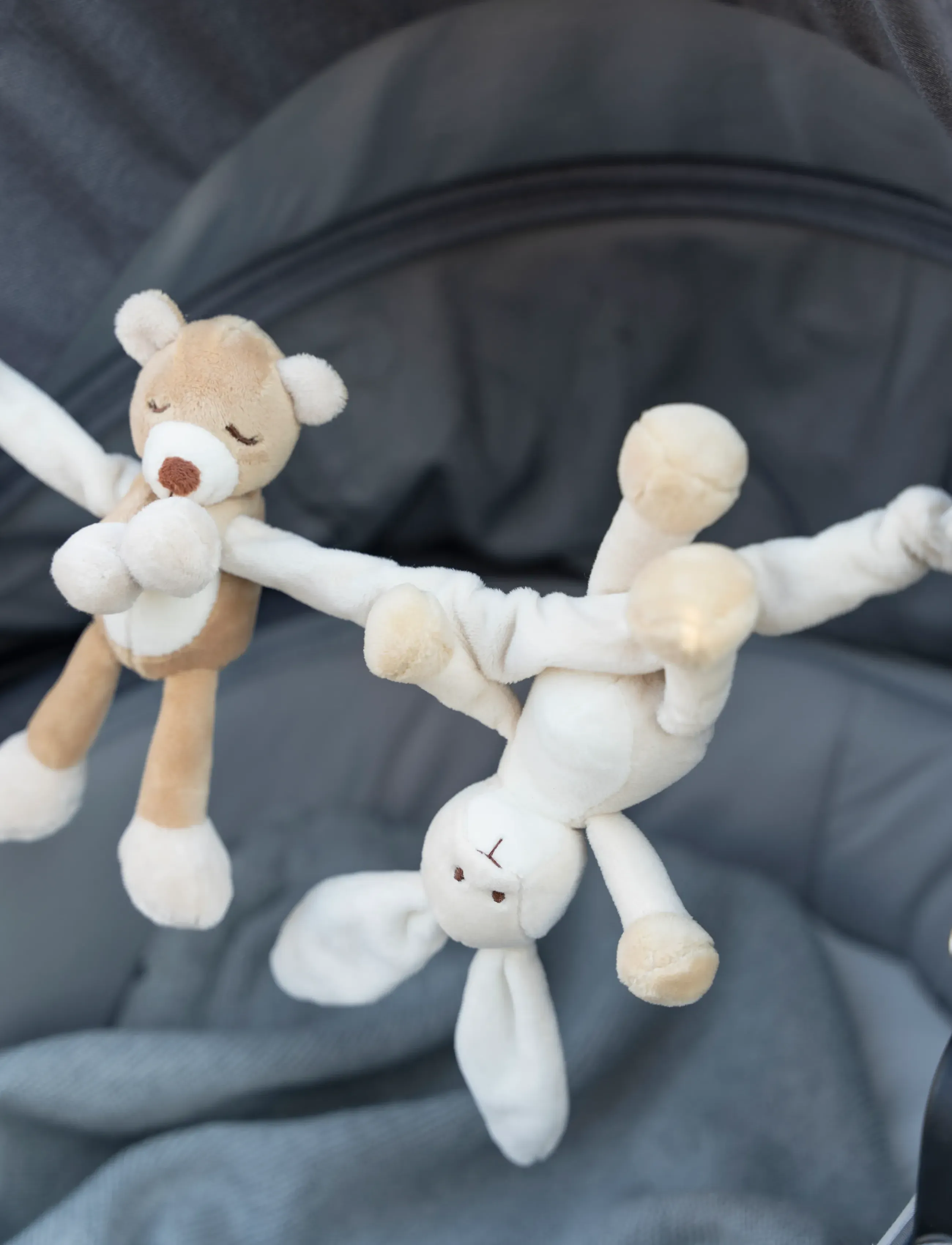 Teddykompaniet Diinglisar, Vagnhänge, Nalle Och Kanin, 40 cm, Soft Spielzeug, Mehrfarbig/gemustert - Stuffed Kinder