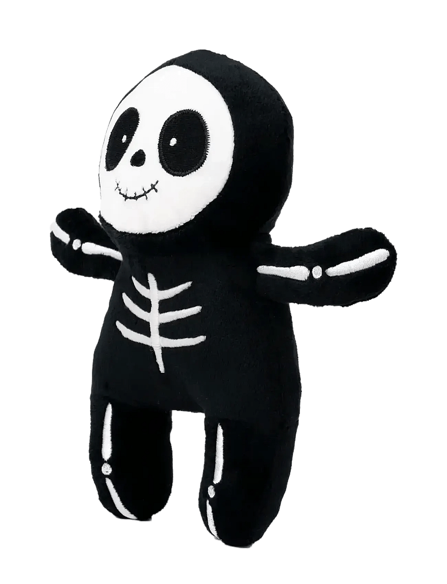Teddykompaniet - Självlysande Skelett - pehmolelut - black - 1