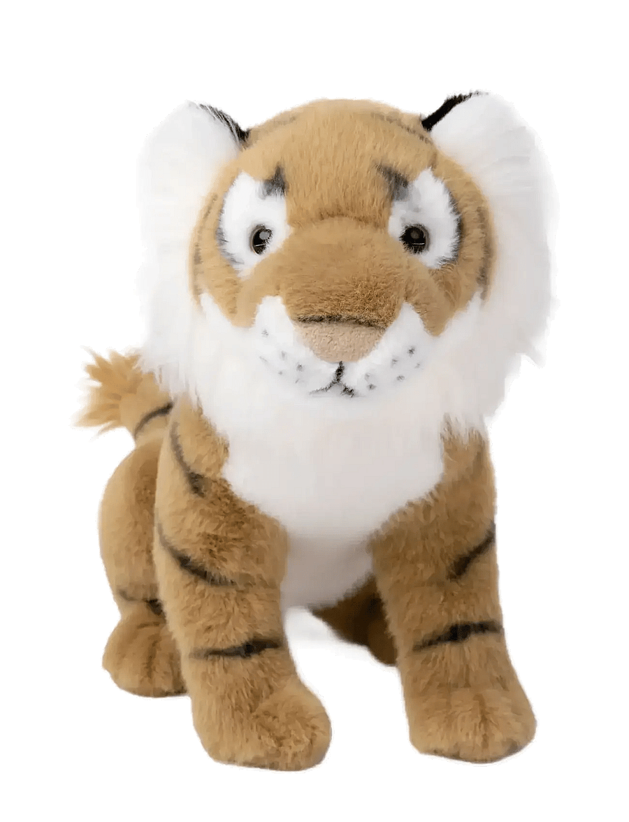 Teddykompaniet - Naturtrogen Tiger, Sittande - kuscheltiere - brown - 1
