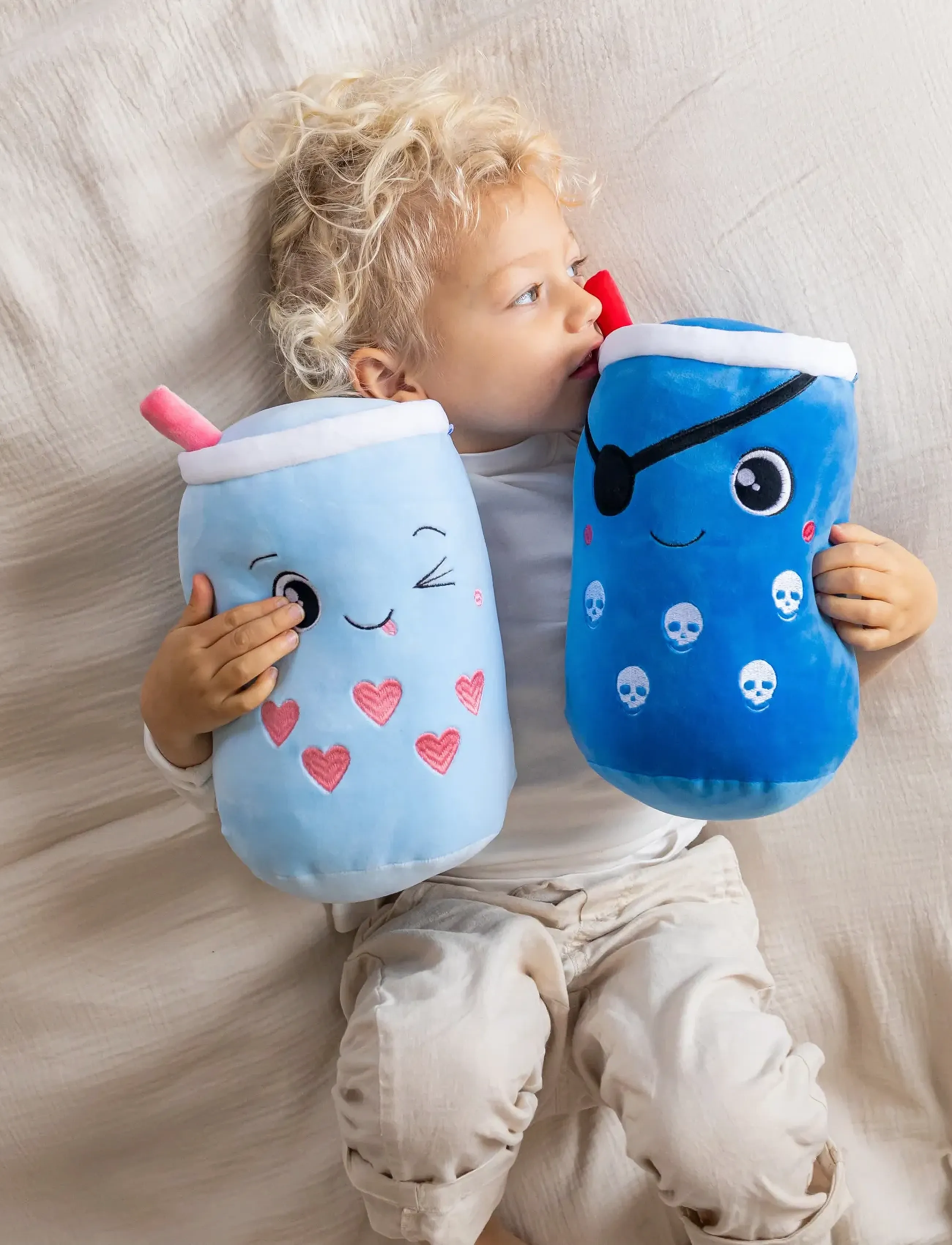 Teddykompaniet Kramis, Bubble Tea, Pirat, 30 Cm, cm, Soft Spielzeug, Blau - Stuffed Kinder