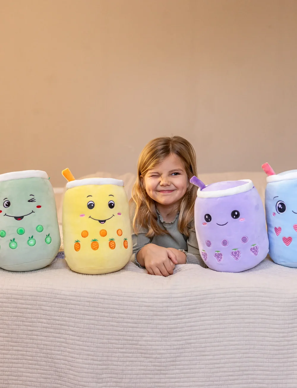 Teddykompaniet - Kramis, Bubble Tea, Turkos, 30 cm - plüschspielzeug - blue - 4