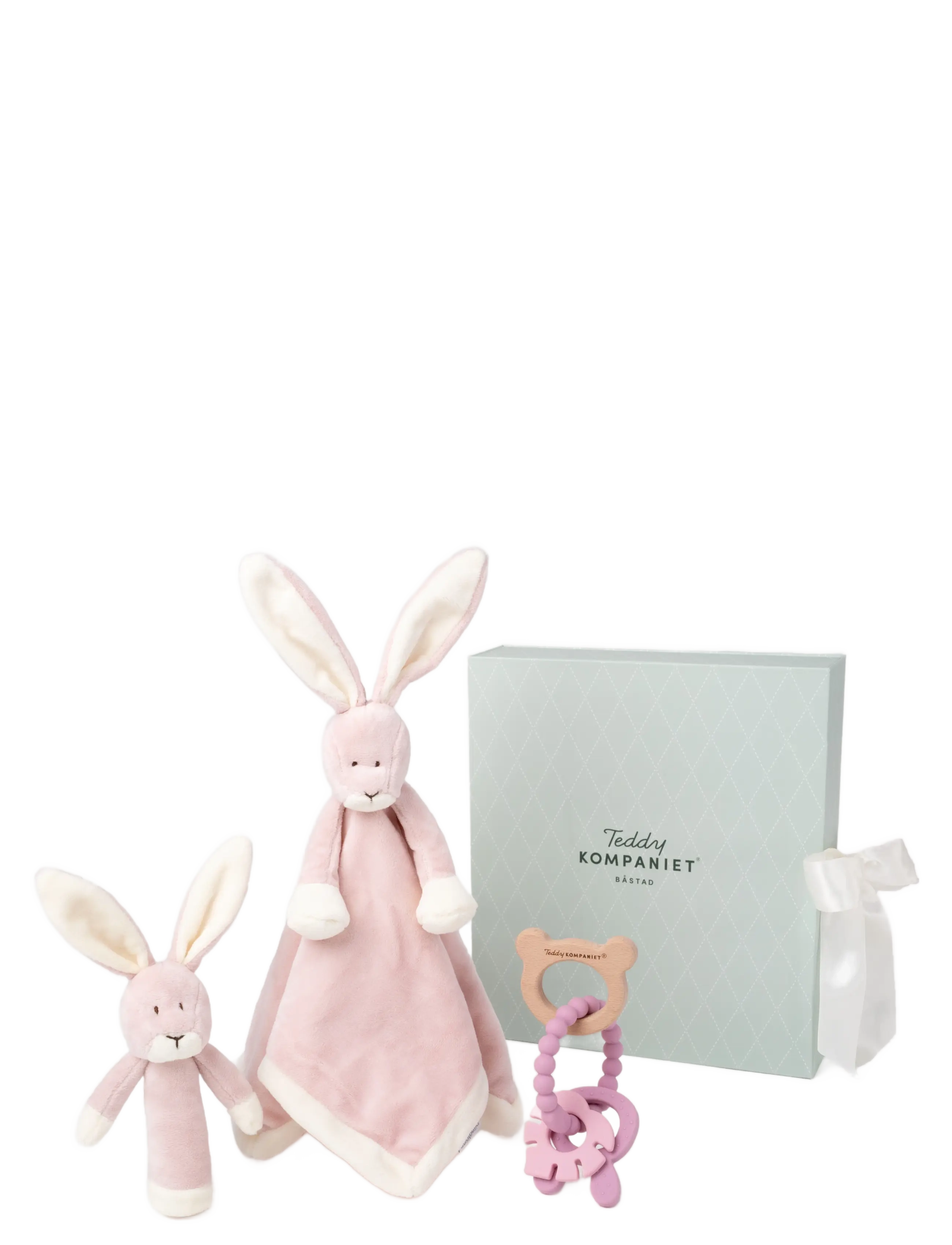 Teddykompaniet Diinglisar, Gåvoset, Kanin, Dimrosa, 31 cm, Baby Sleep, Rosa - Cuddle Blankets, Kinder