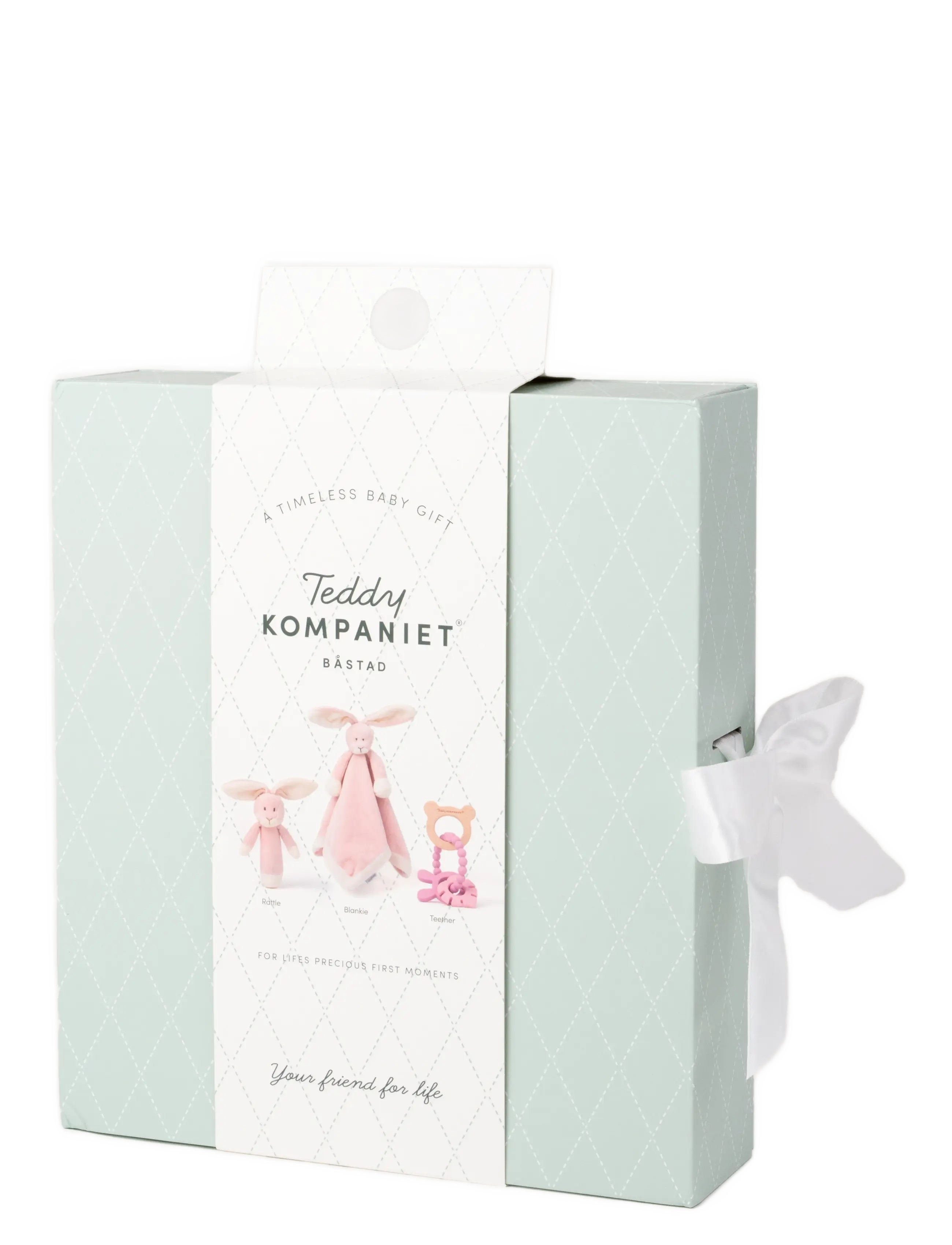 Teddykompaniet - Diinglisar, Gåvoset, Kanin, Dimrosa - couvertures câlins - pink - 3