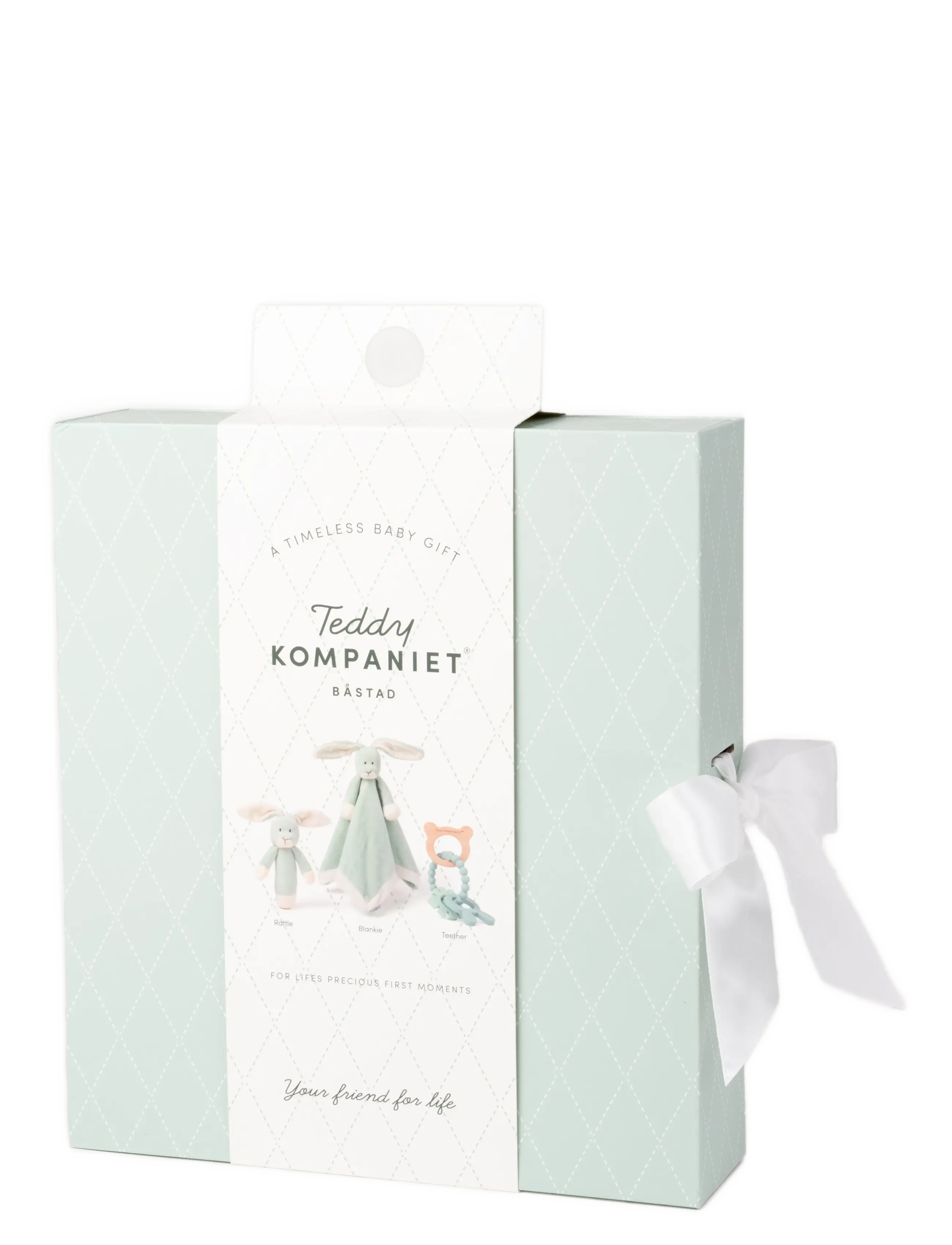 Teddykompaniet - Diinglisar, Gåvoset, Kanin, Lindblomsgrön - geschenkideen - green - 3