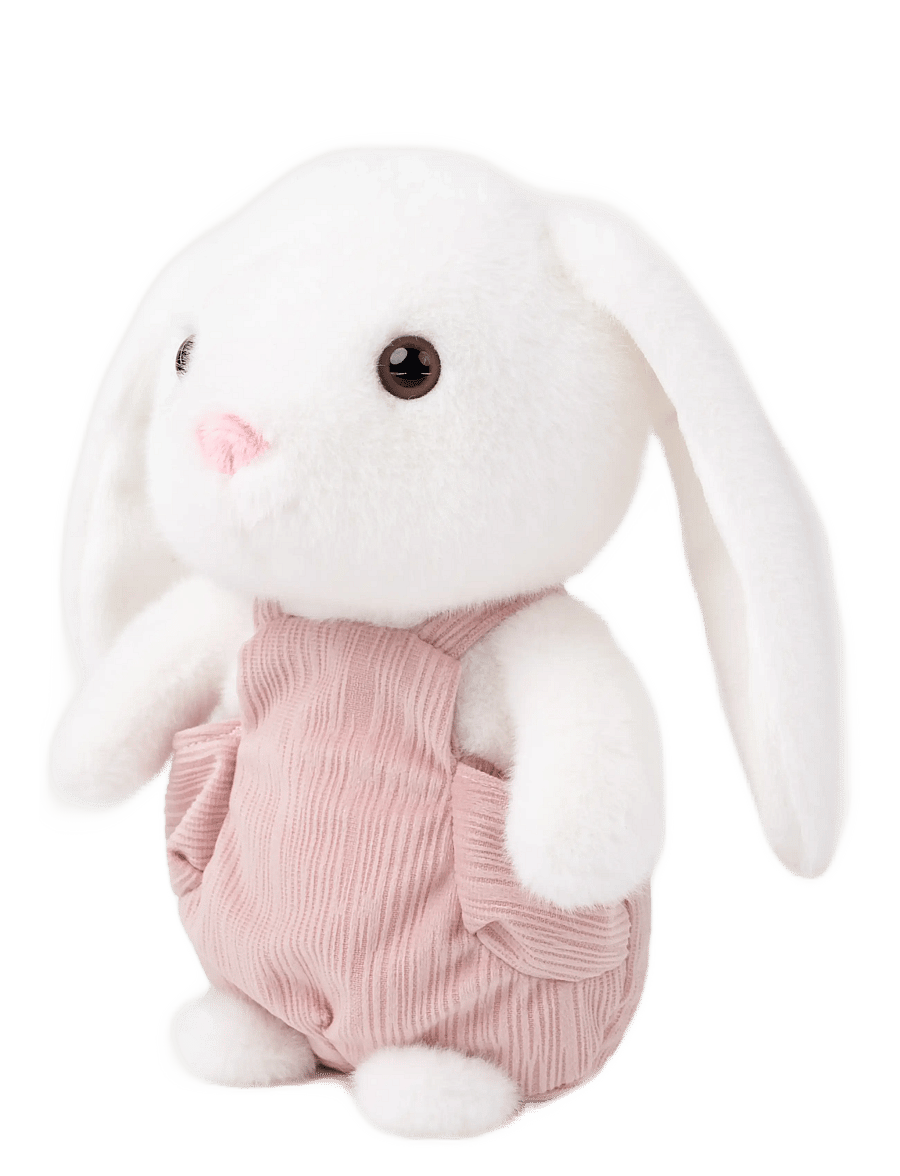 Teddykompaniet - Kanin med snickarbyxor - kuscheltiere - white - 2