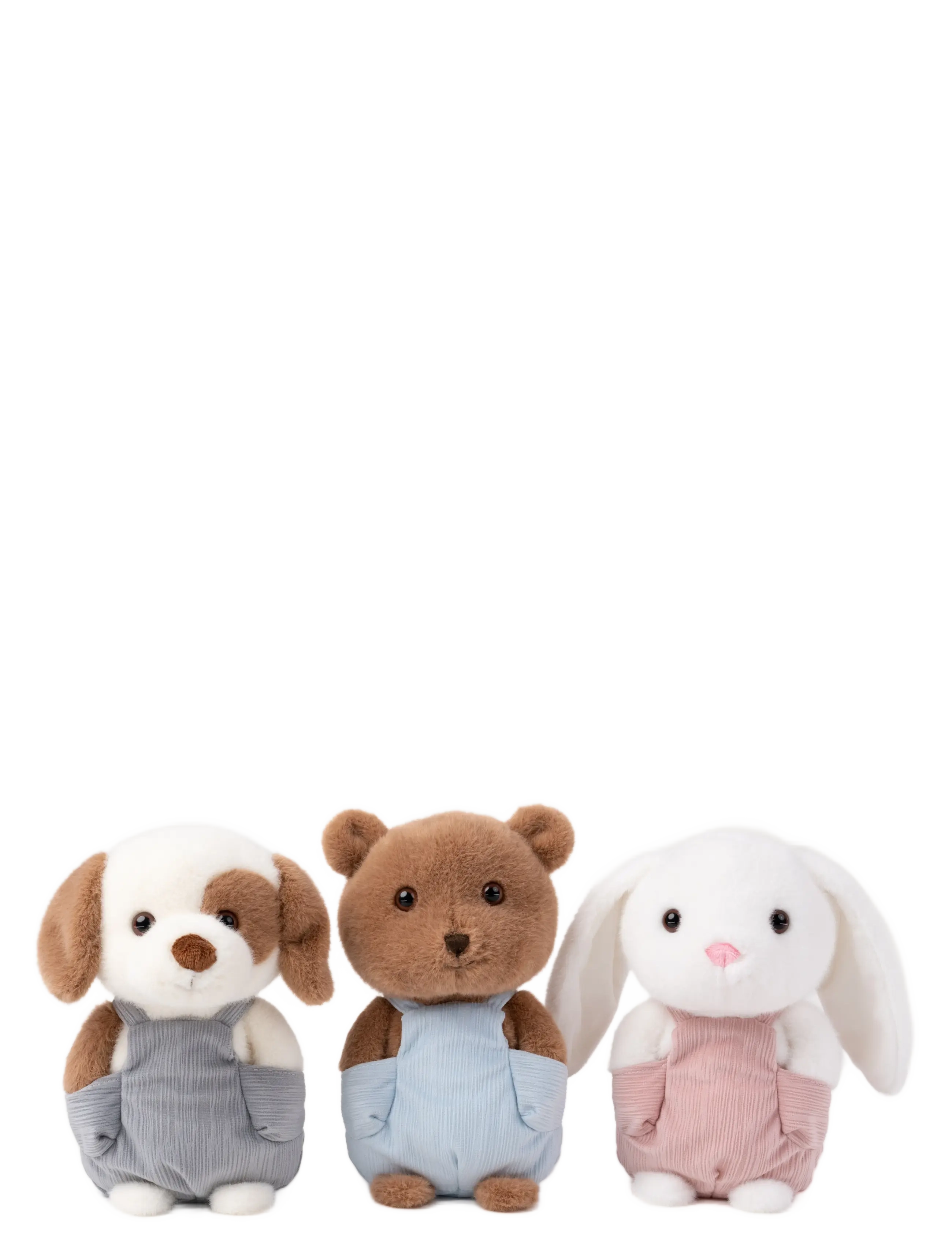 Teddykompaniet - Kanin med snickarbyxor - kuscheltiere - white - 4