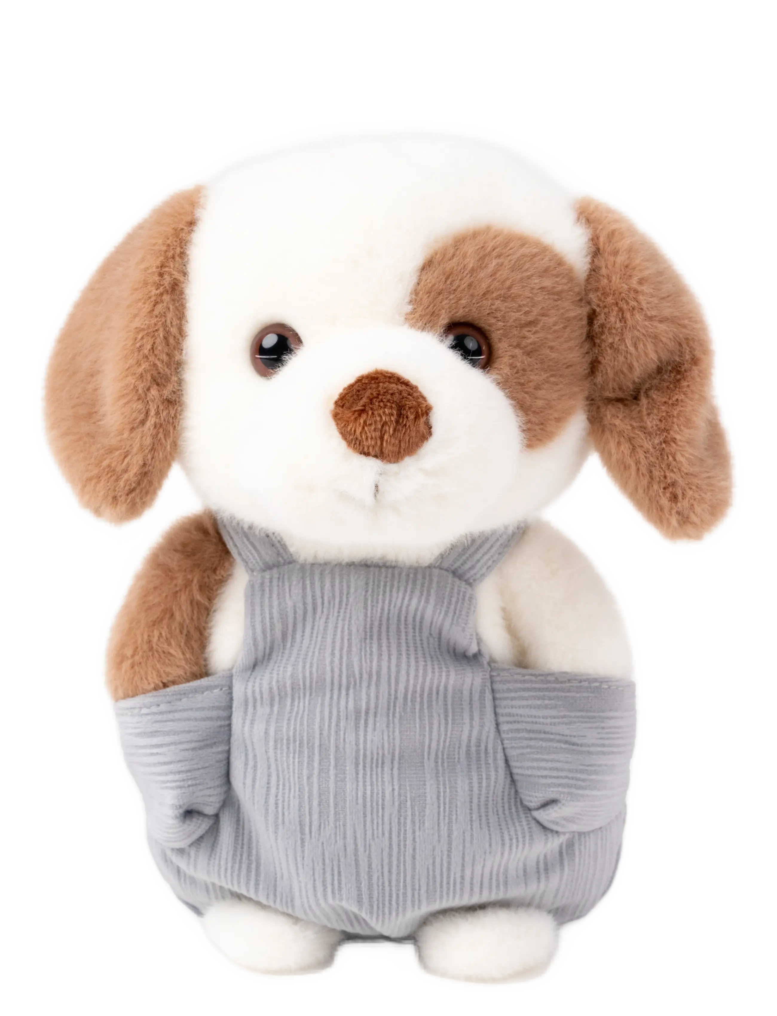 Teddykompaniet Hund Med Snickarbyxor, 22 cm, Soft Spielzeug, Weiß - Stuffed Animals, Kinder