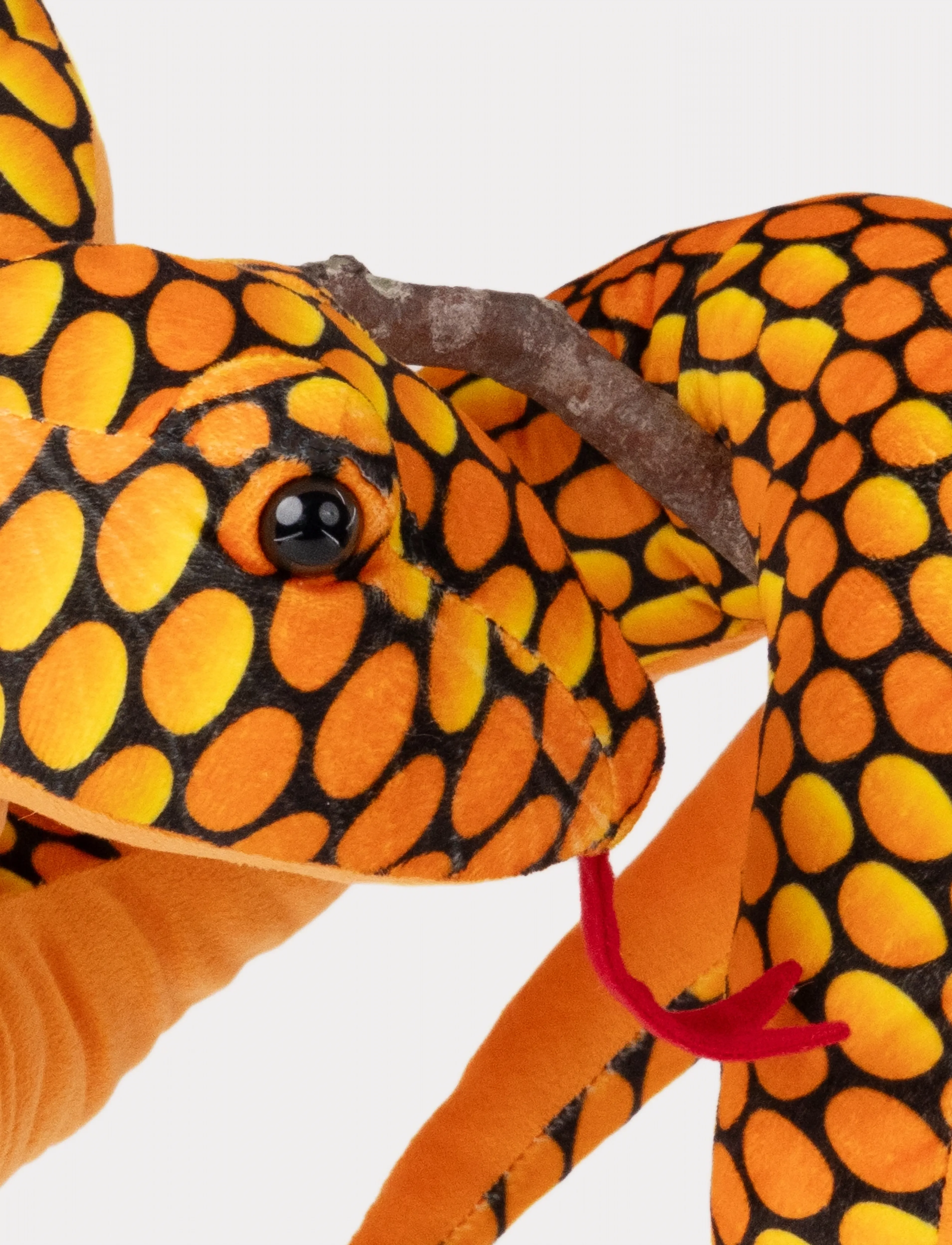 Teddykompaniet - Orm, XL, Orange - mjukisdjur - orange - 3