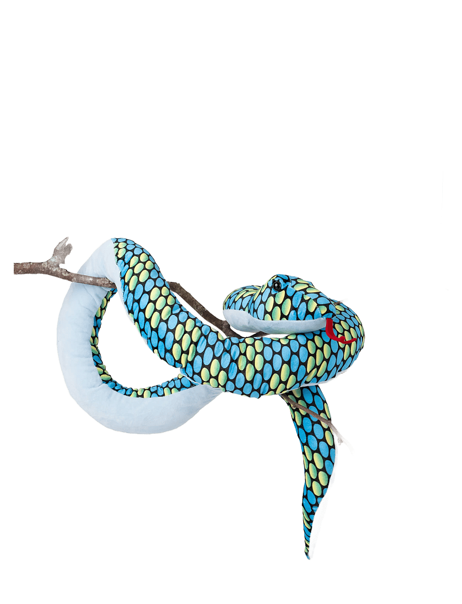 Teddykompaniet - Orm, XL, Blå - mjukisdjur - blue - 1