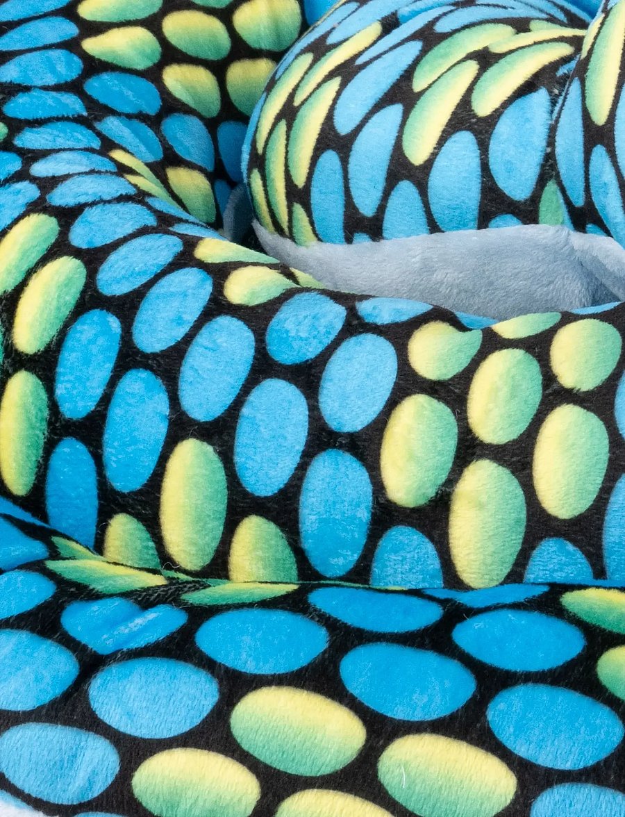 Teddykompaniet - Orm, XL, Blå - mjukisdjur - blue - 3