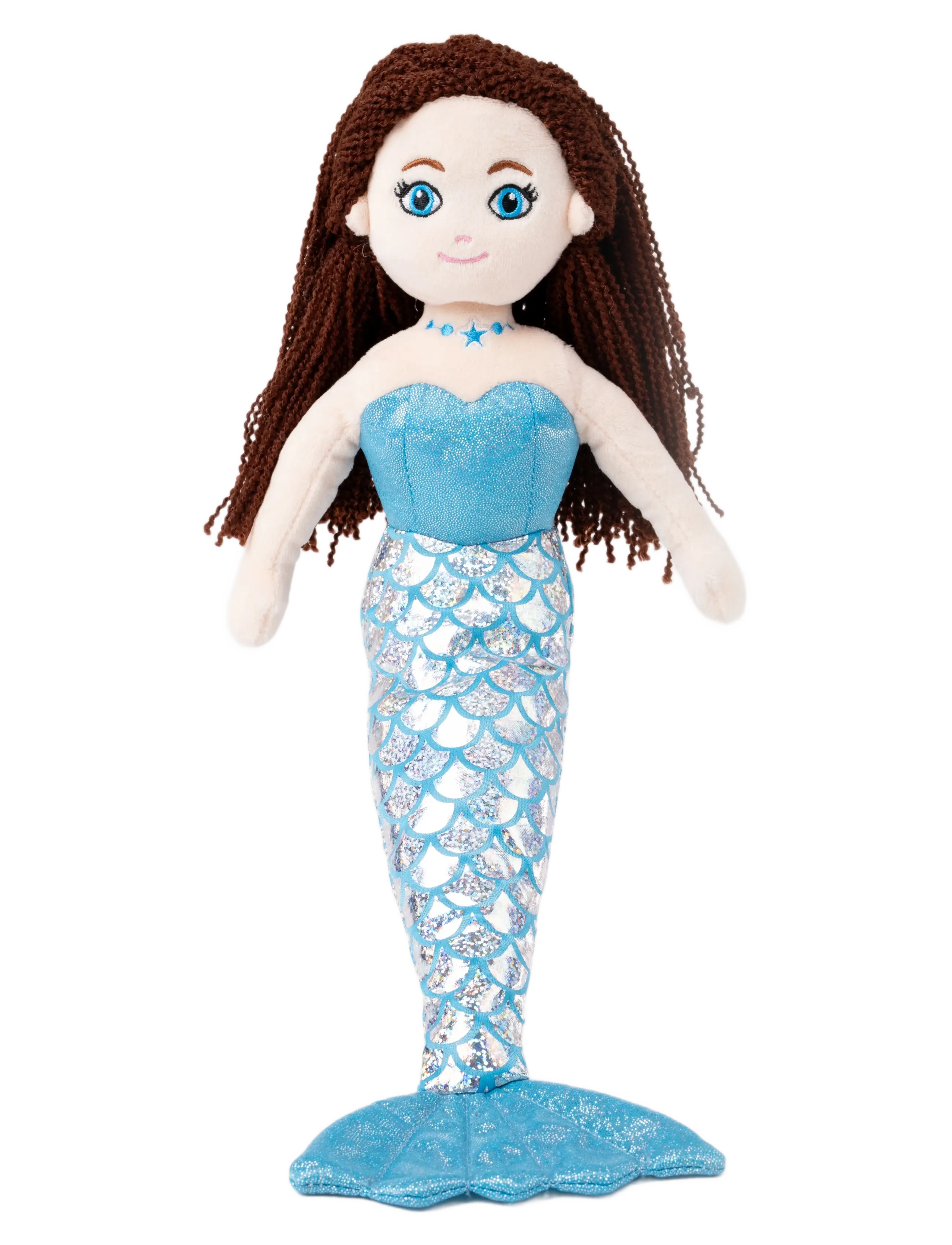Teddykompaniet Sjöjungfru, Blå, 35 cm, Blue, Soft Legetøj > Stuffed Animals, Børn