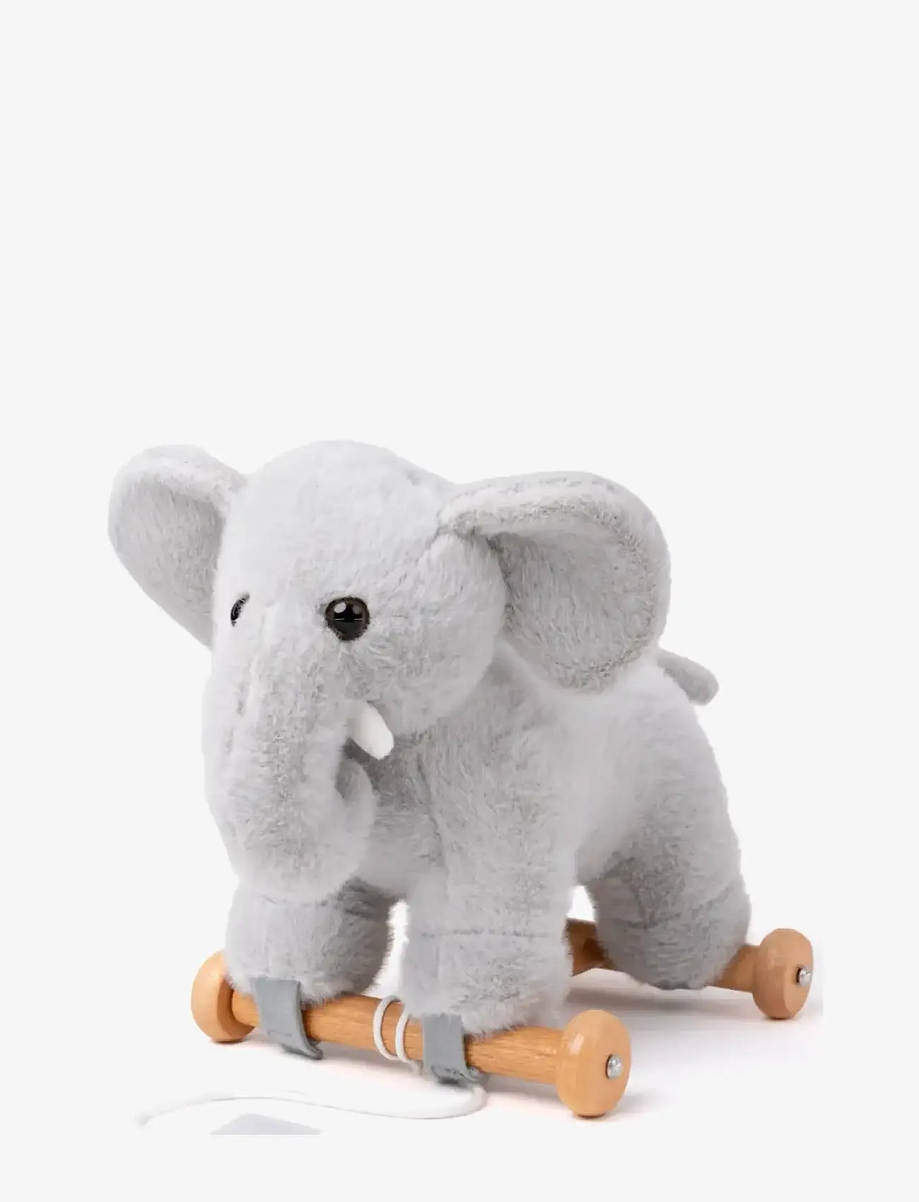 Teddykompaniet - Dragdjur, Elefant - pull along toys - grey - 0