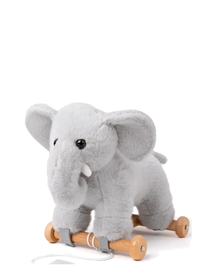 Teddykompaniet - Dragdjur, Elefant - leikföng til að draga - grey - 0
