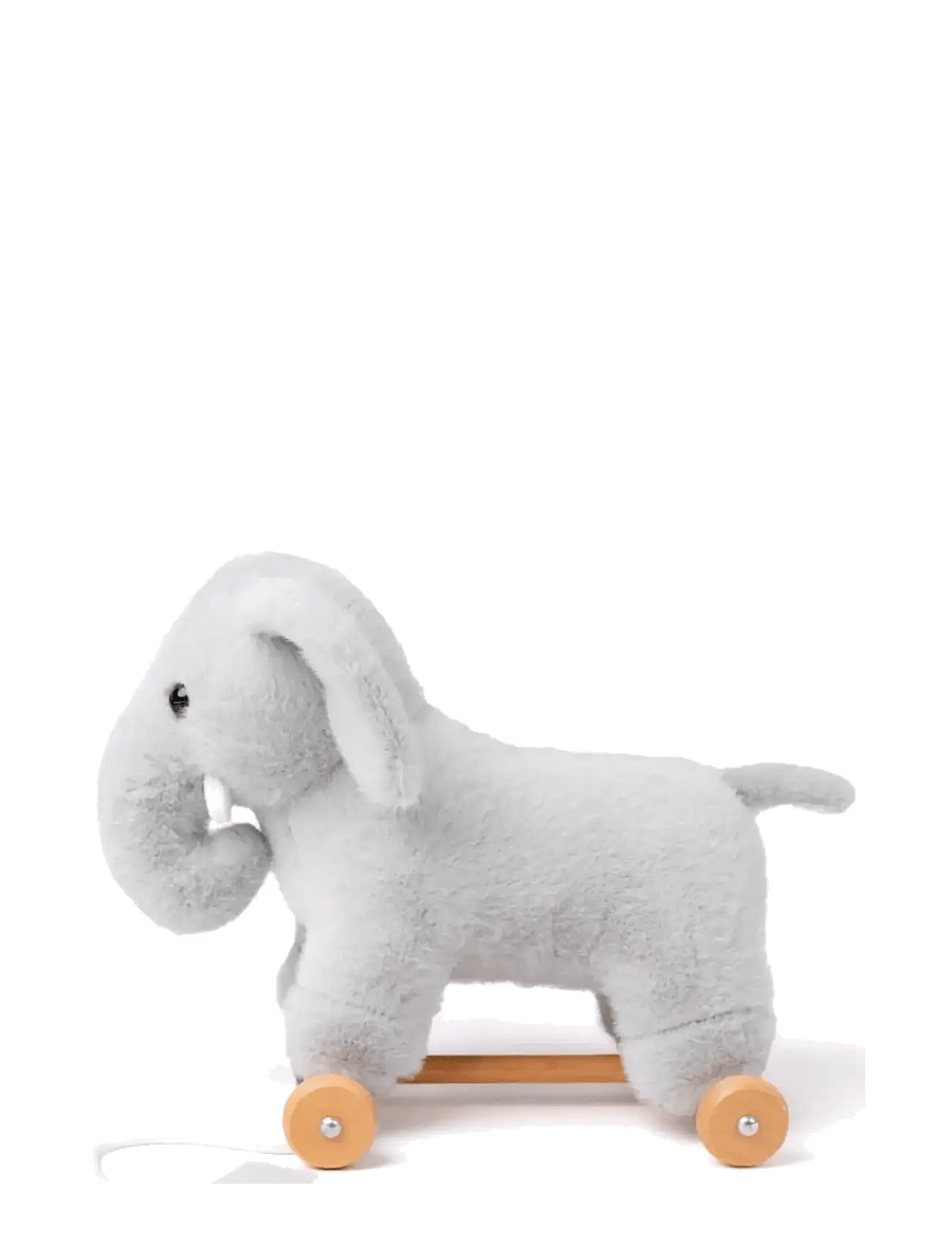 Teddykompaniet - Dragdjur, Elefant - leikföng til að draga - grey - 1