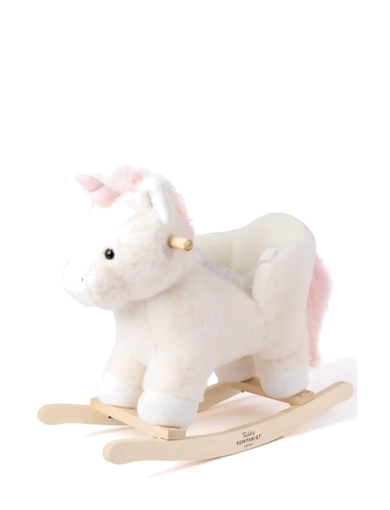 Teddykompaniet Gungdjur, Baby, Enhörning, 58 cm, Spielzeug, Creme - Rocking Kinder