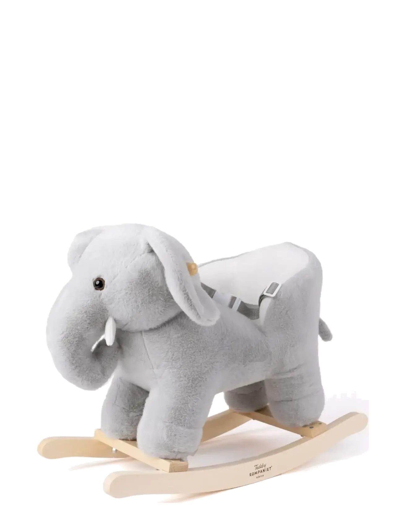 Teddykompaniet Gungdjur, Baby, Elefant, 45 cm, Spielzeug, Grau - Rocking Kinder