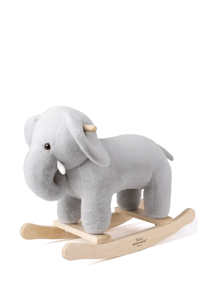 Teddykompaniet - Gungdjur, Elefant - kiikuvad mänguasjad - grey - 0
