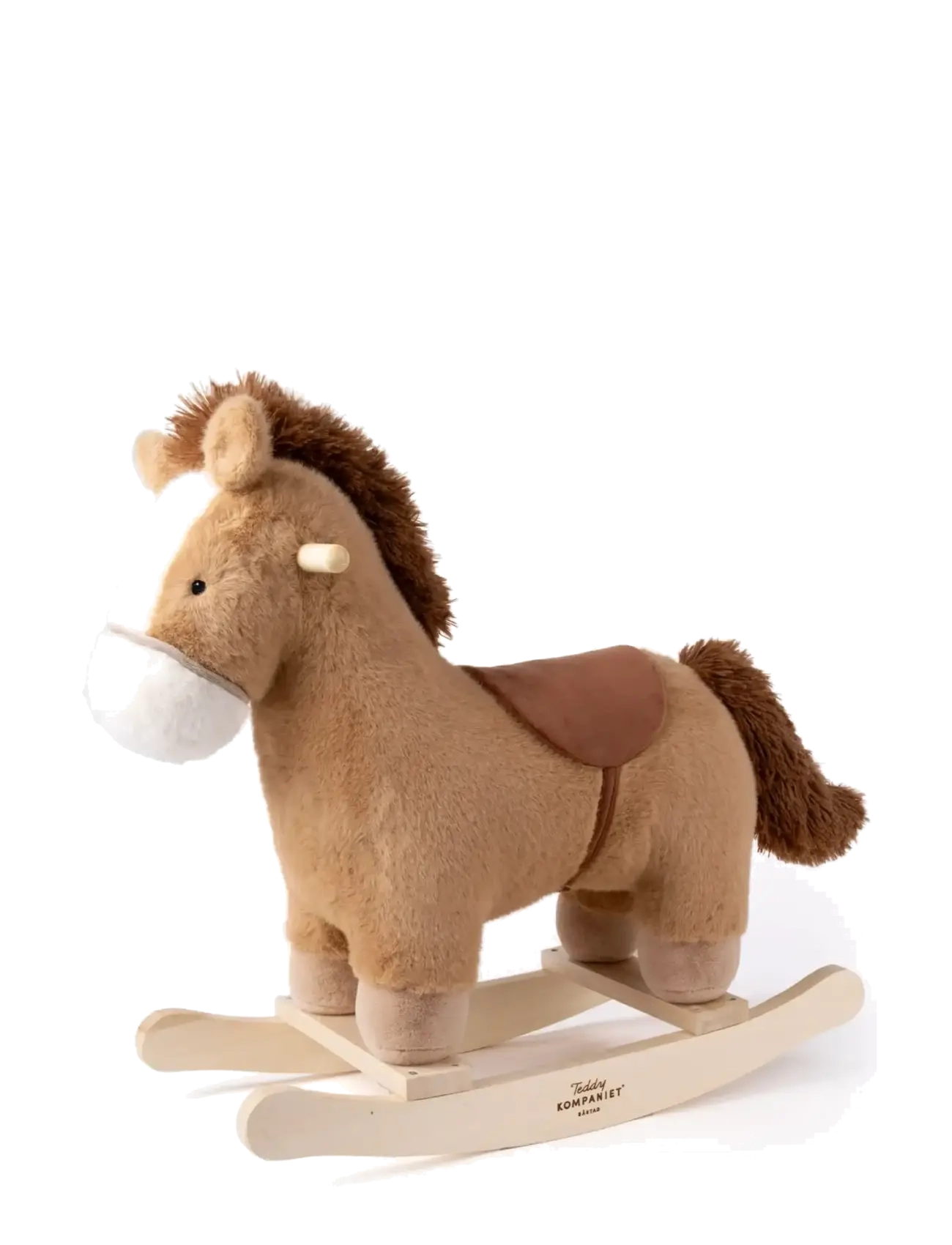 Teddykompaniet Gungdjur, Häst, 60 cm, Spielzeug, Braun - Rocking Kinder